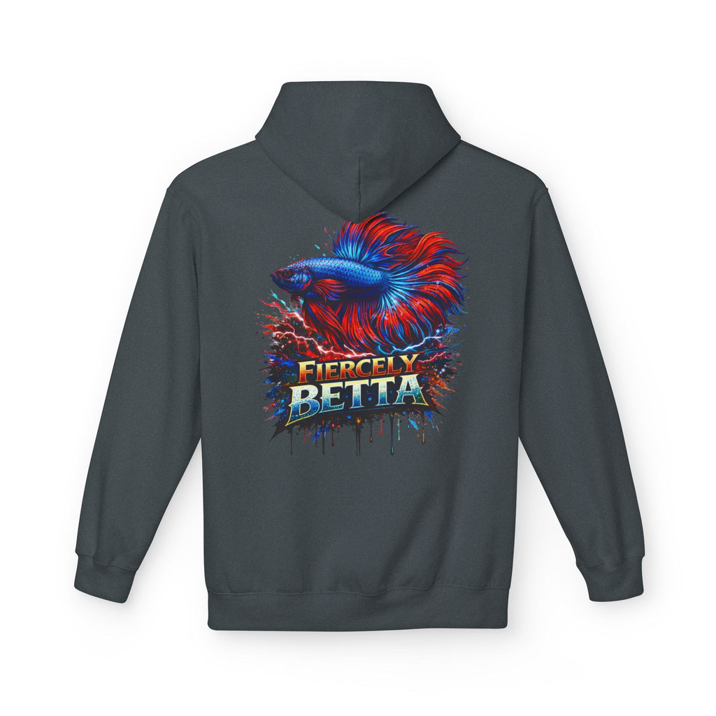 Fiercely Betta Hoodie – Colorful Betta Fish Graphic Pullover
