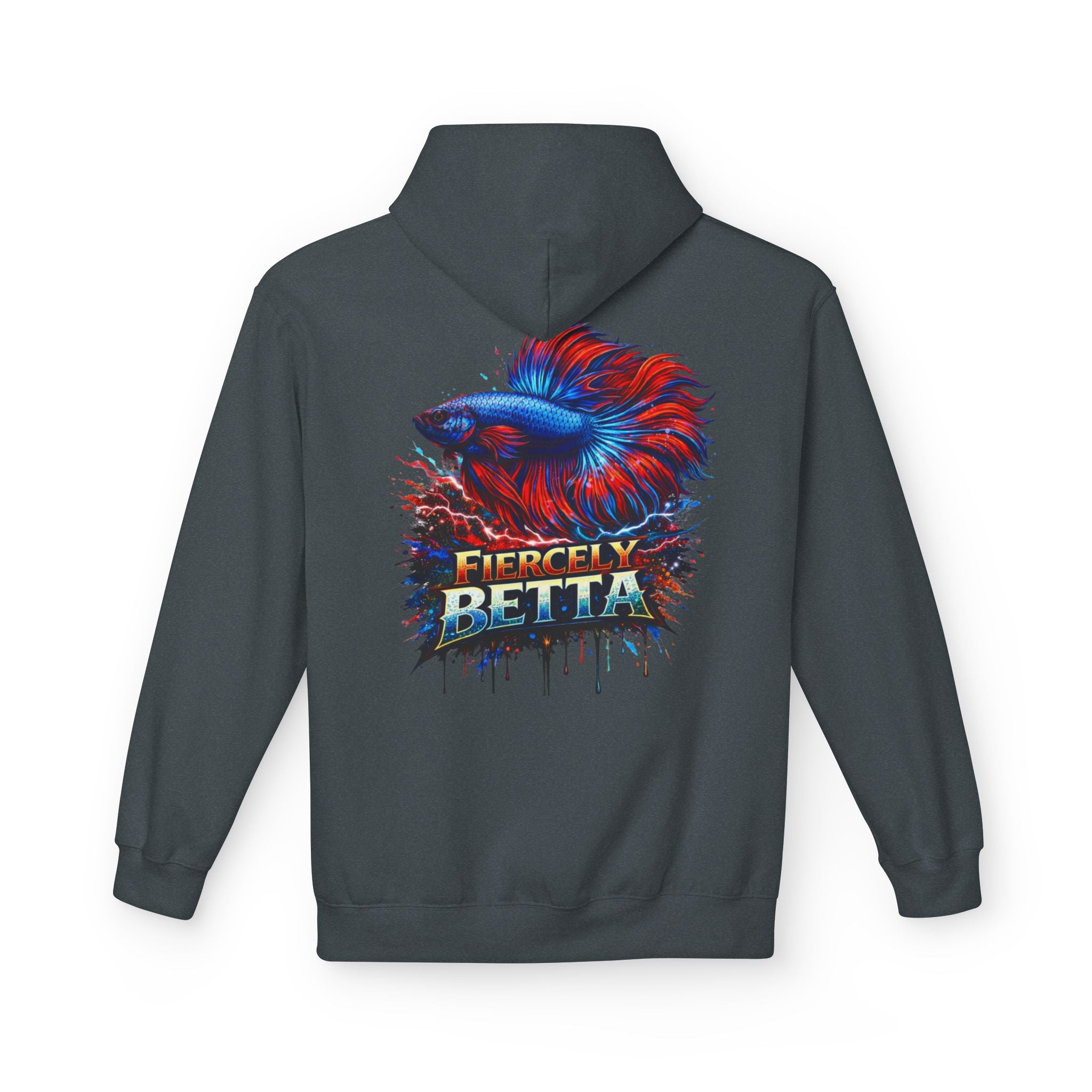 Fiercely Betta Hoodie – Colorful Betta Fish Graphic Pullover