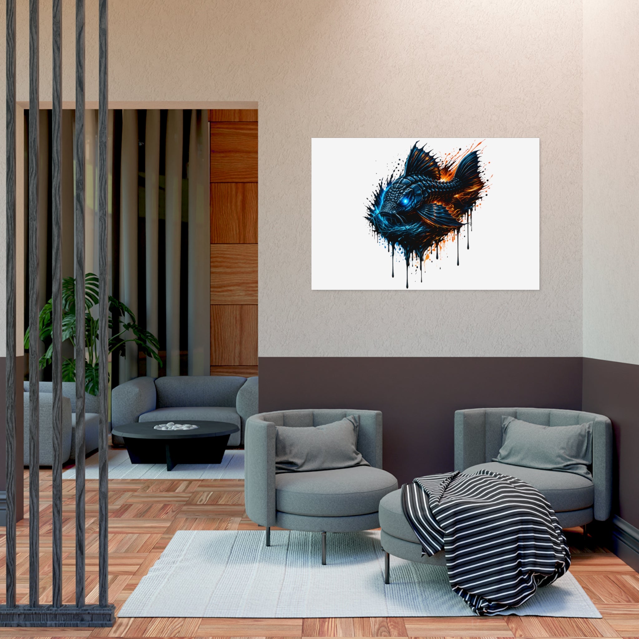 Armored Pleco – Premium Uncoated Matte Poster L-185
