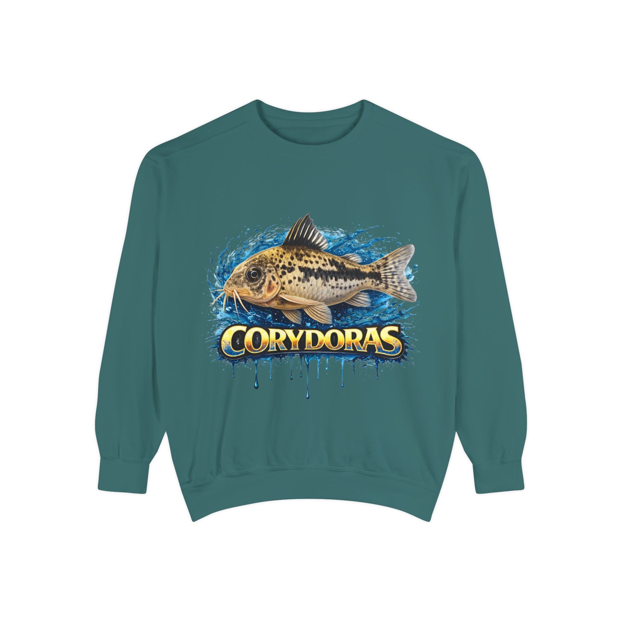 Corydoras Fish Sweatshirt — Aquatic Aquarium Catfish Graphic Crewneck