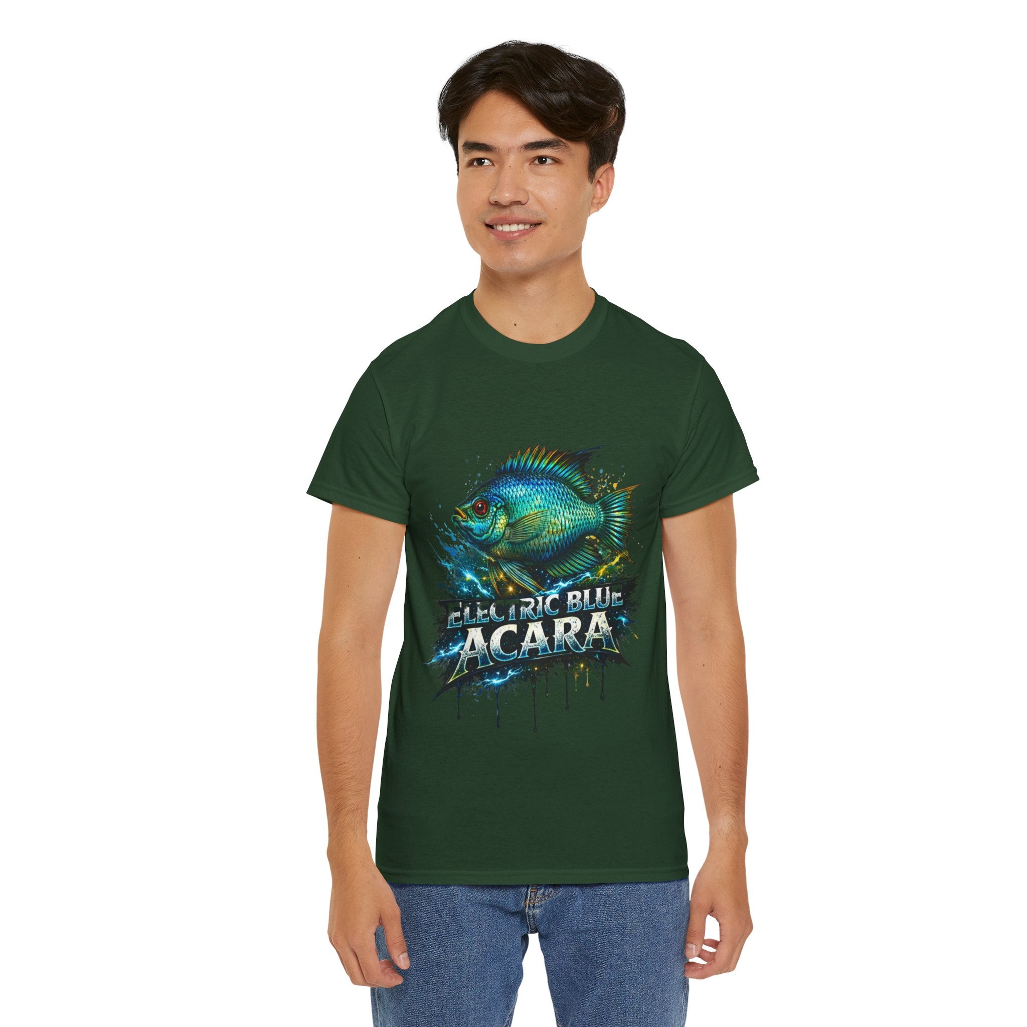 Electric Blue Acara – Premium Graphic Tee