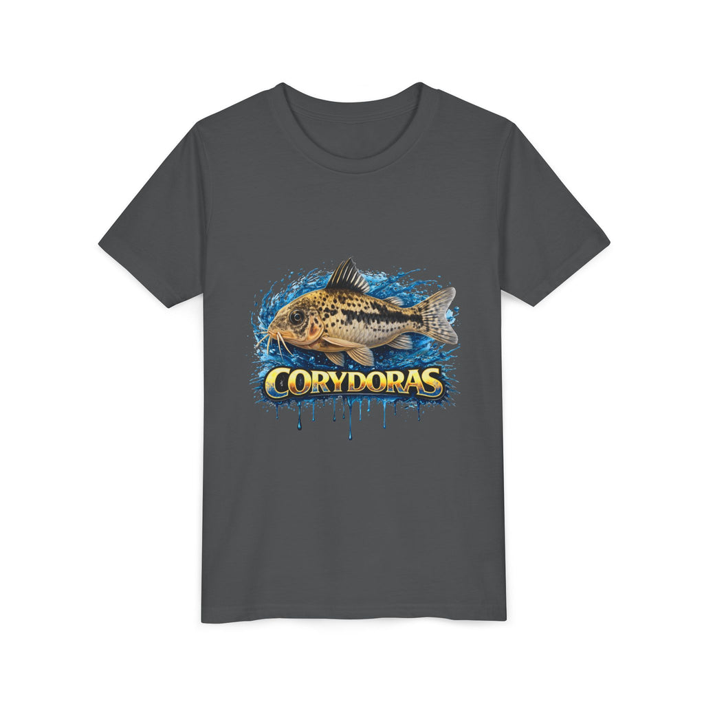 Corydoras Fish Youth Tee – Cute Aquarium Catfish Graphic Shirt
