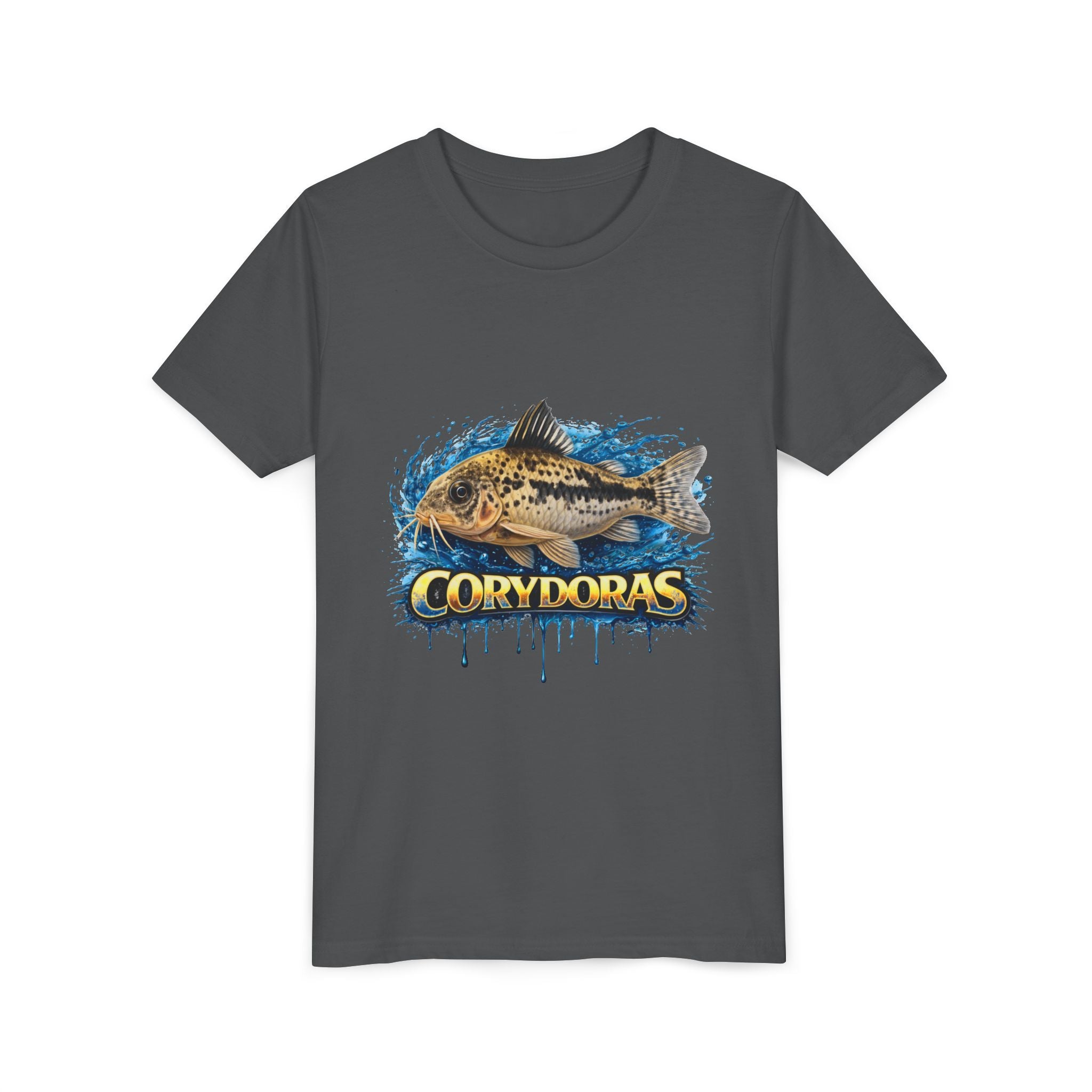 Corydoras Fish Youth Tee – Cute Aquarium Catfish Graphic Shirt