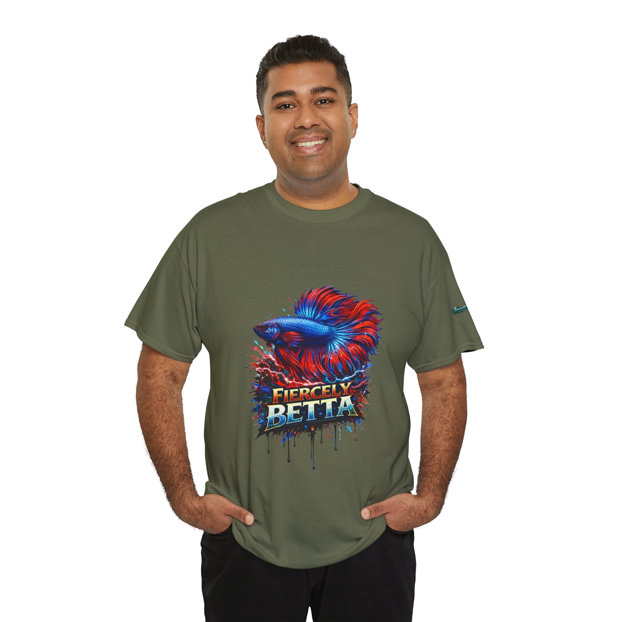 Betta Fish T-Shirt — Fiercely Betta Colorful Aquarium Fish Tee