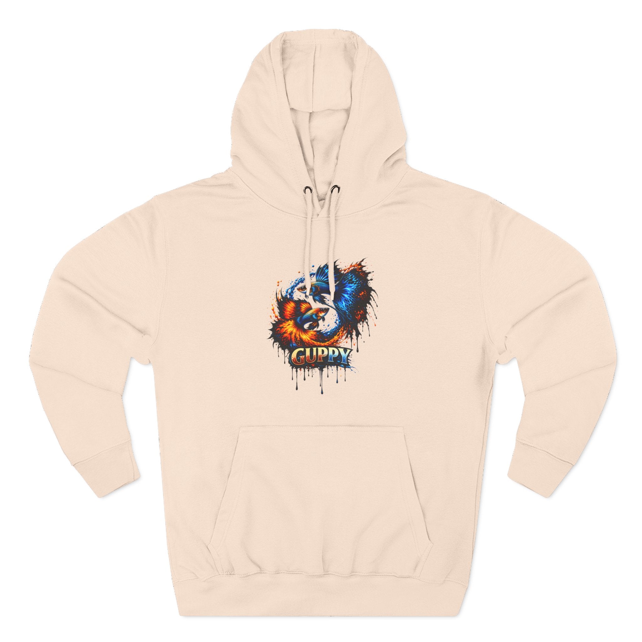 Fire & Ice Guppy – Premium Three-Panel Fleece Hoodie