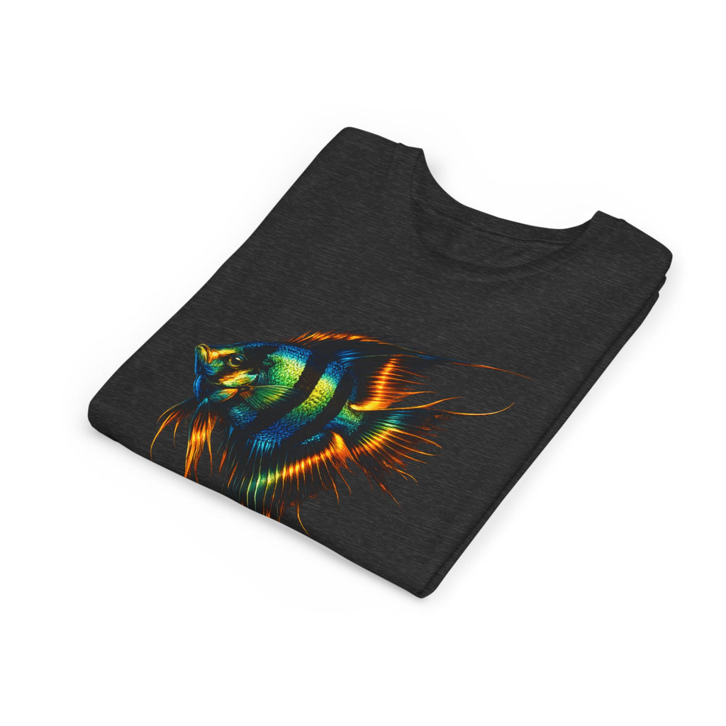 Angelfish Youth Tee – Colorful Aquarium Fish Graphic Shirt for Kids