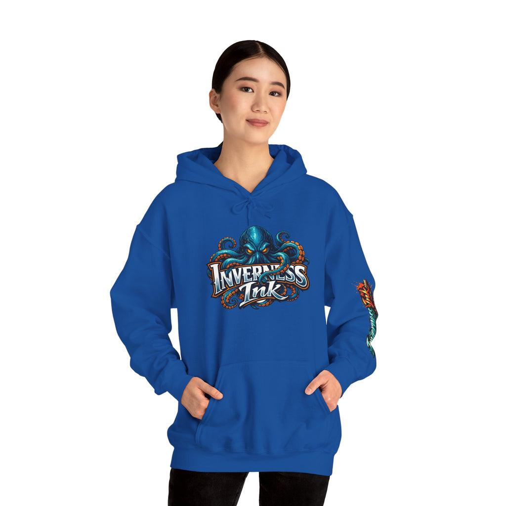 Electric Paint Betta — Artisan Series Hoodie — Inverness Ink Graphic Pullover