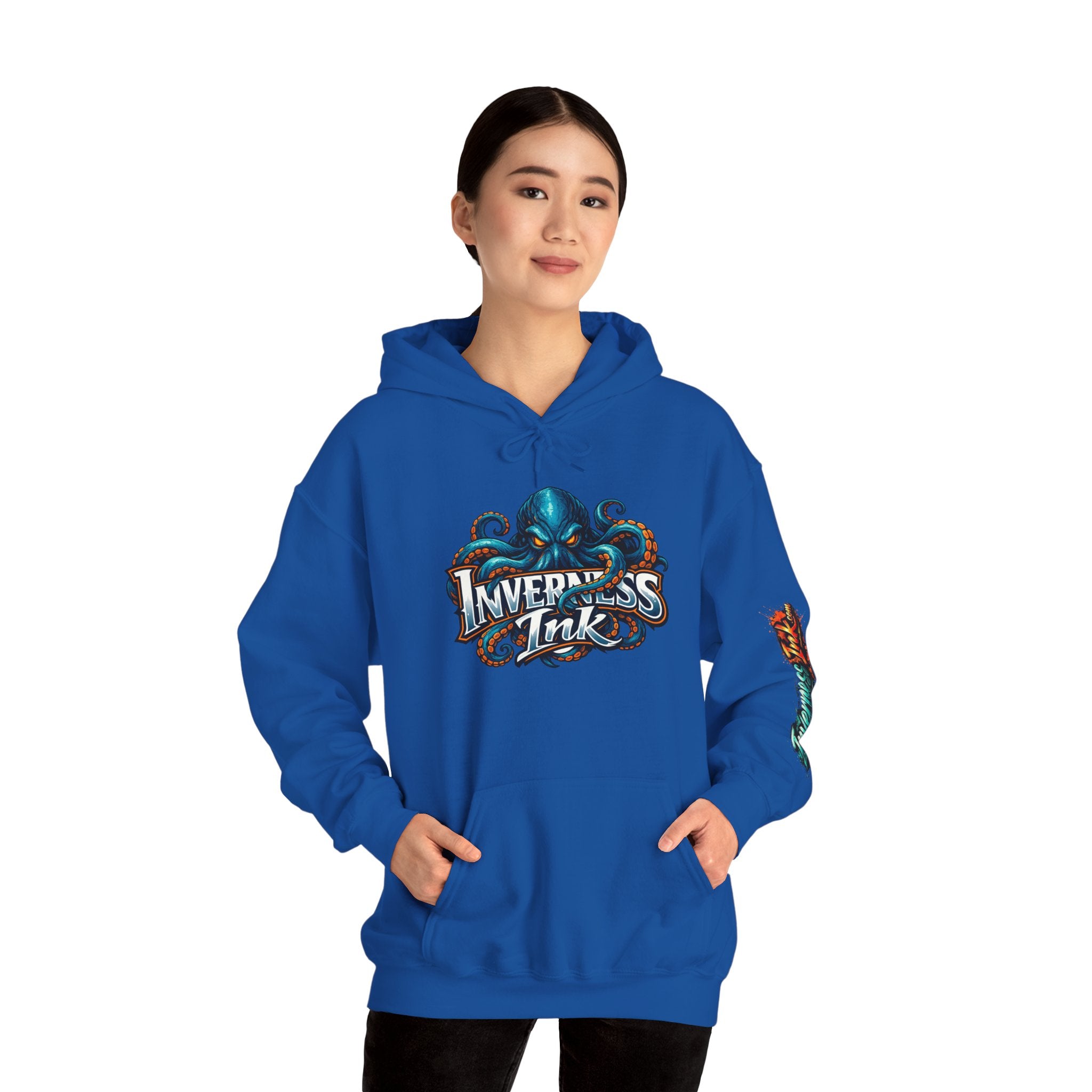 Electric Paint Betta — Artisan Series Hoodie — Inverness Ink Graphic Pullover