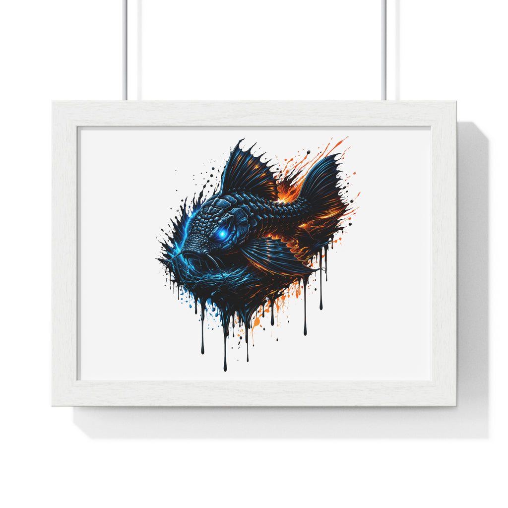Armored Pleco L-185– Premium Wood-Framed Poster