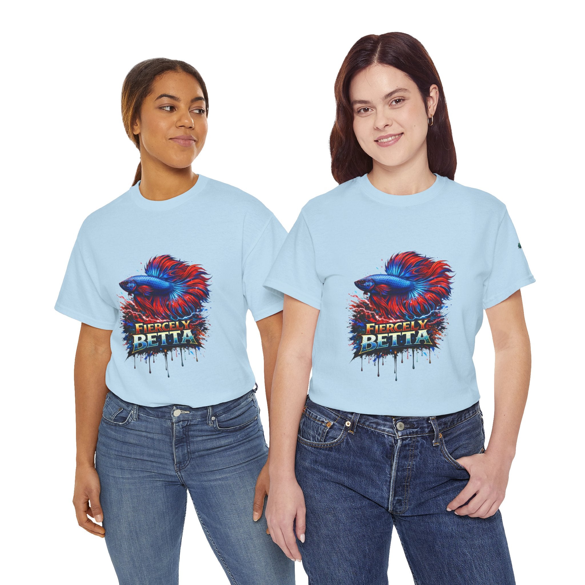 Betta Fish T-Shirt — Fiercely Betta Colorful Aquarium Fish Tee