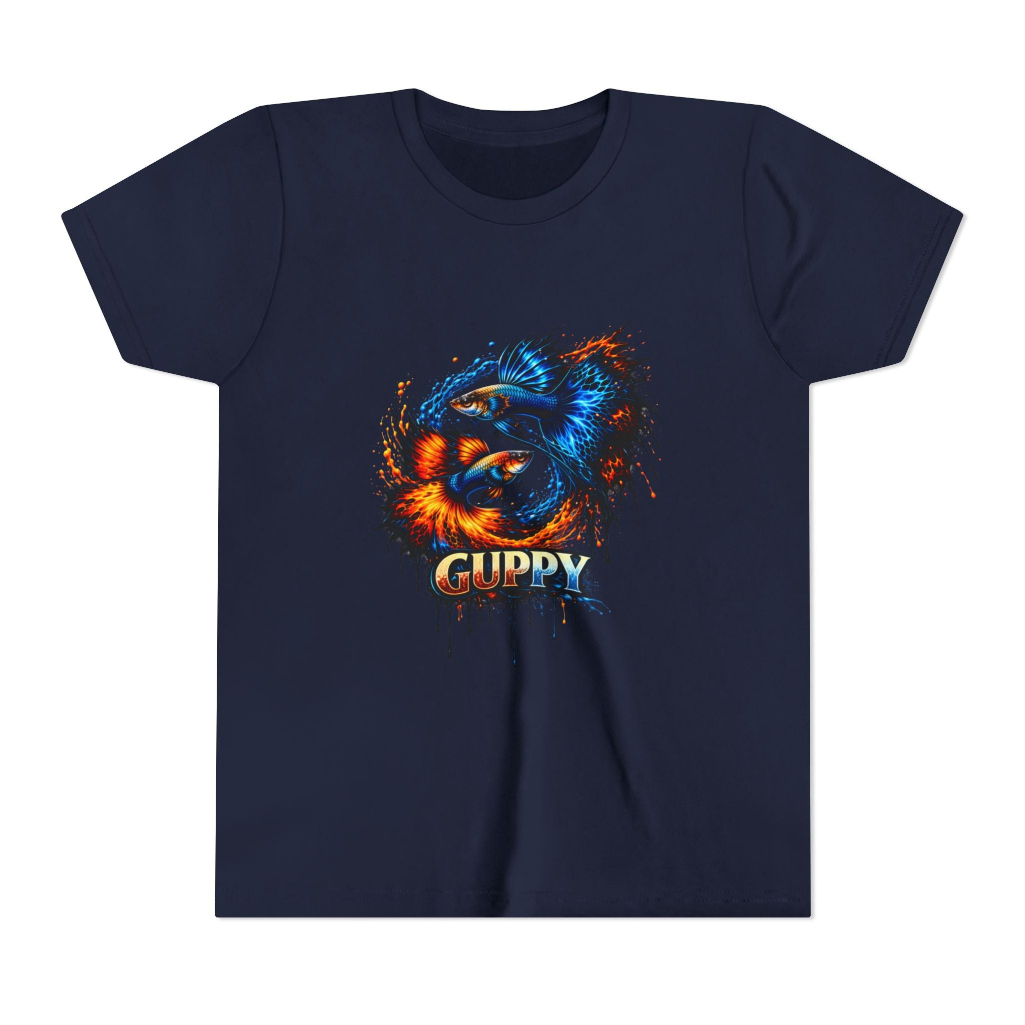 Fire & Ice Guppy – Youth "Neon Flare" Premium Tee