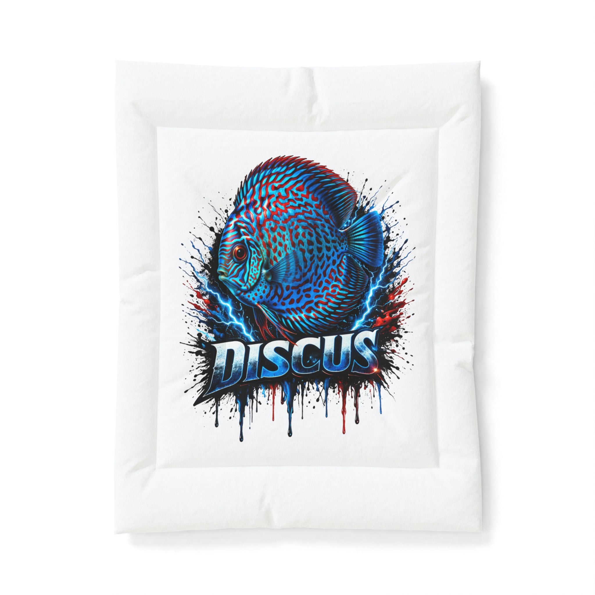 Discus Fish Cotton Comforter – Vibrant Aquarium Bedding for Fish Enthusiasts