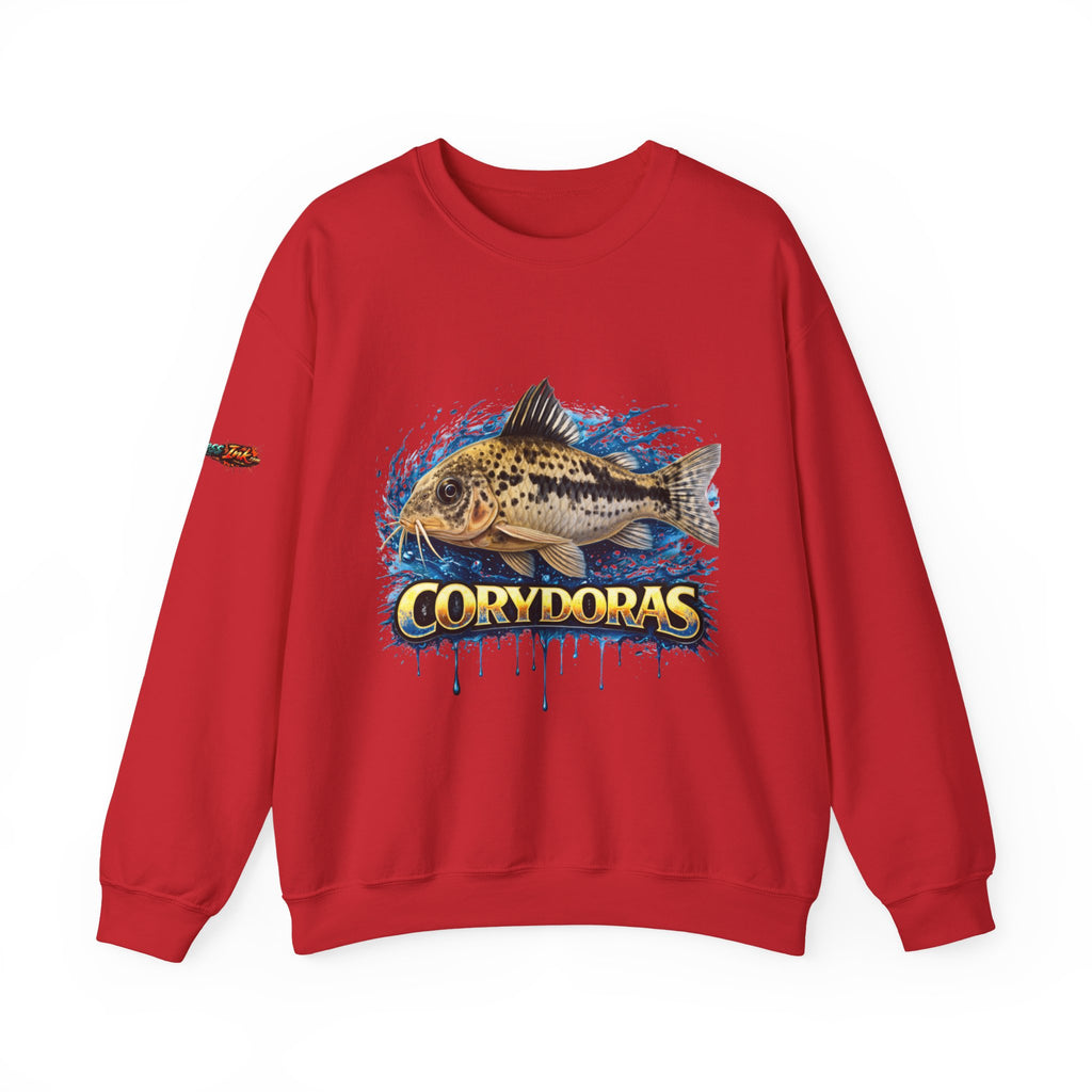 Peppered Corydoras Fish Crewneck Sweatshirt – Aquatic Aquarium Lover Tee