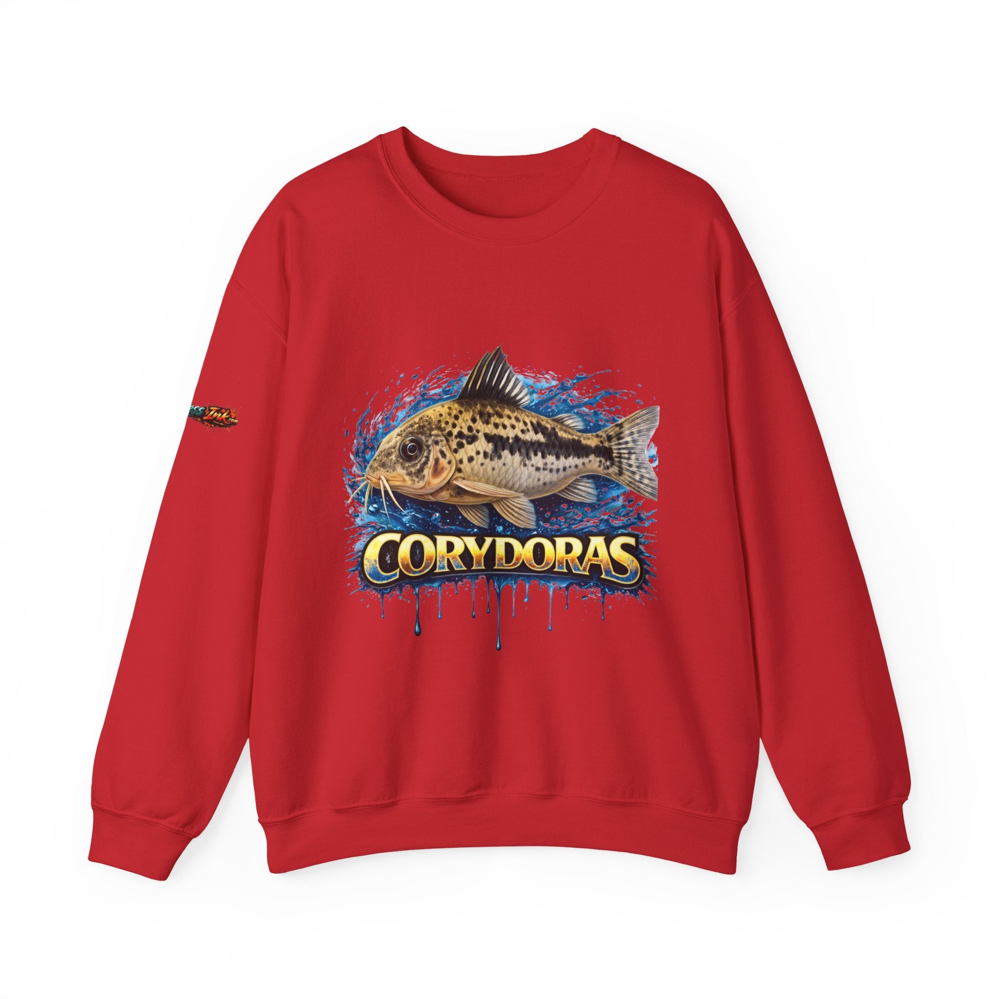 Peppered Corydoras Fish Crewneck Sweatshirt – Aquatic Aquarium Lover Tee