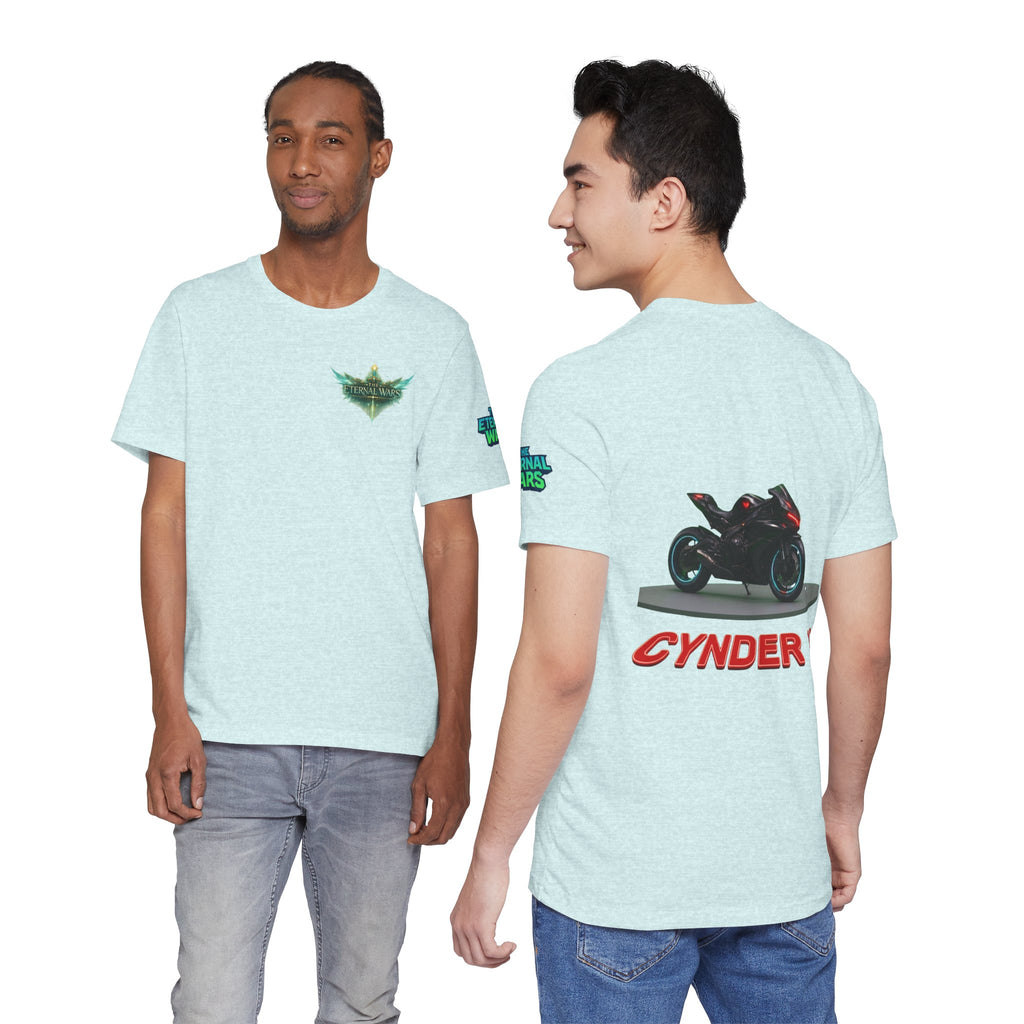 The Eternal Wars Motorcycle Tee — Cynder V Sportbike Graphic Shirt