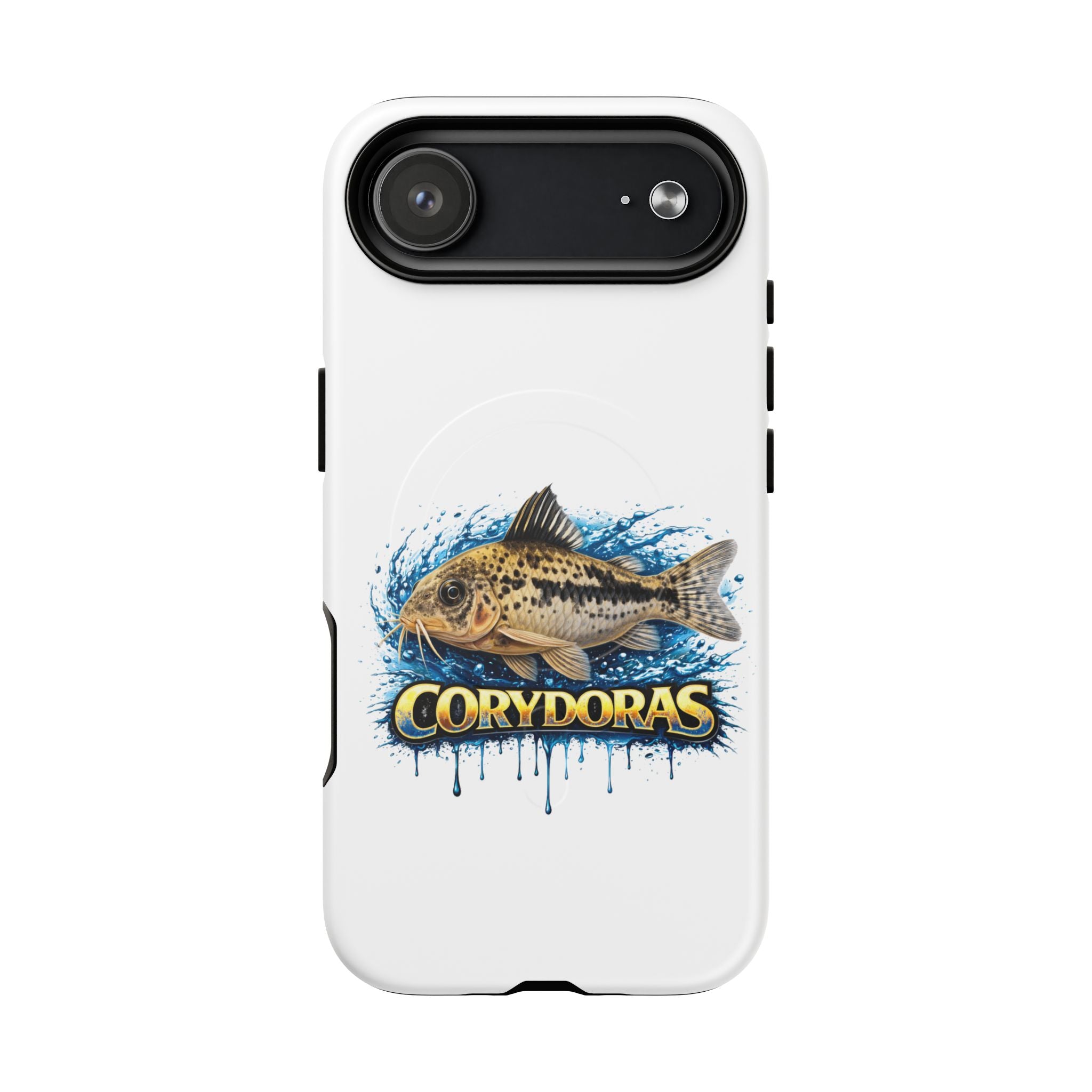 Corydoras Tough Magnetic Phone Case — Protective Fish Aquarium Design