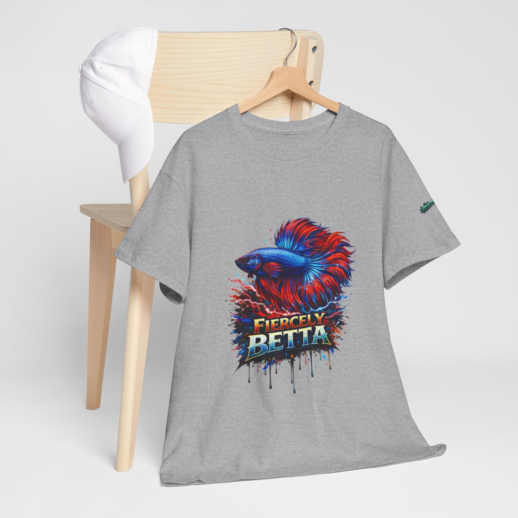Betta Fish T-Shirt — Fiercely Betta Colorful Aquarium Fish Tee