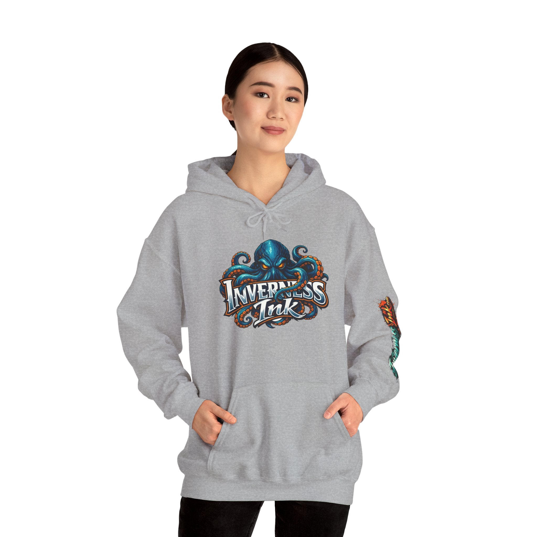 Electric Paint Betta — Artisan Series Hoodie — Inverness Ink Graphic Pullover