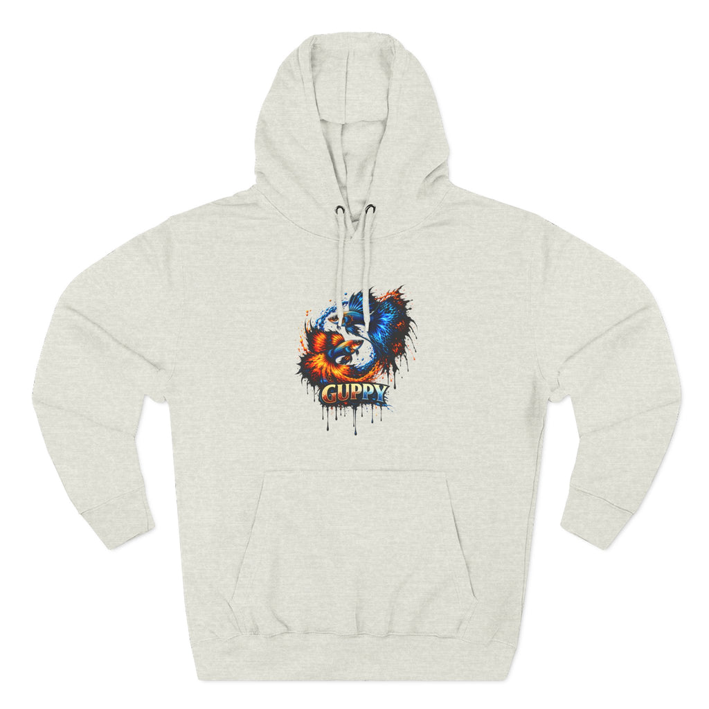 Fire & Ice Guppy – Premium Three-Panel Fleece Hoodie