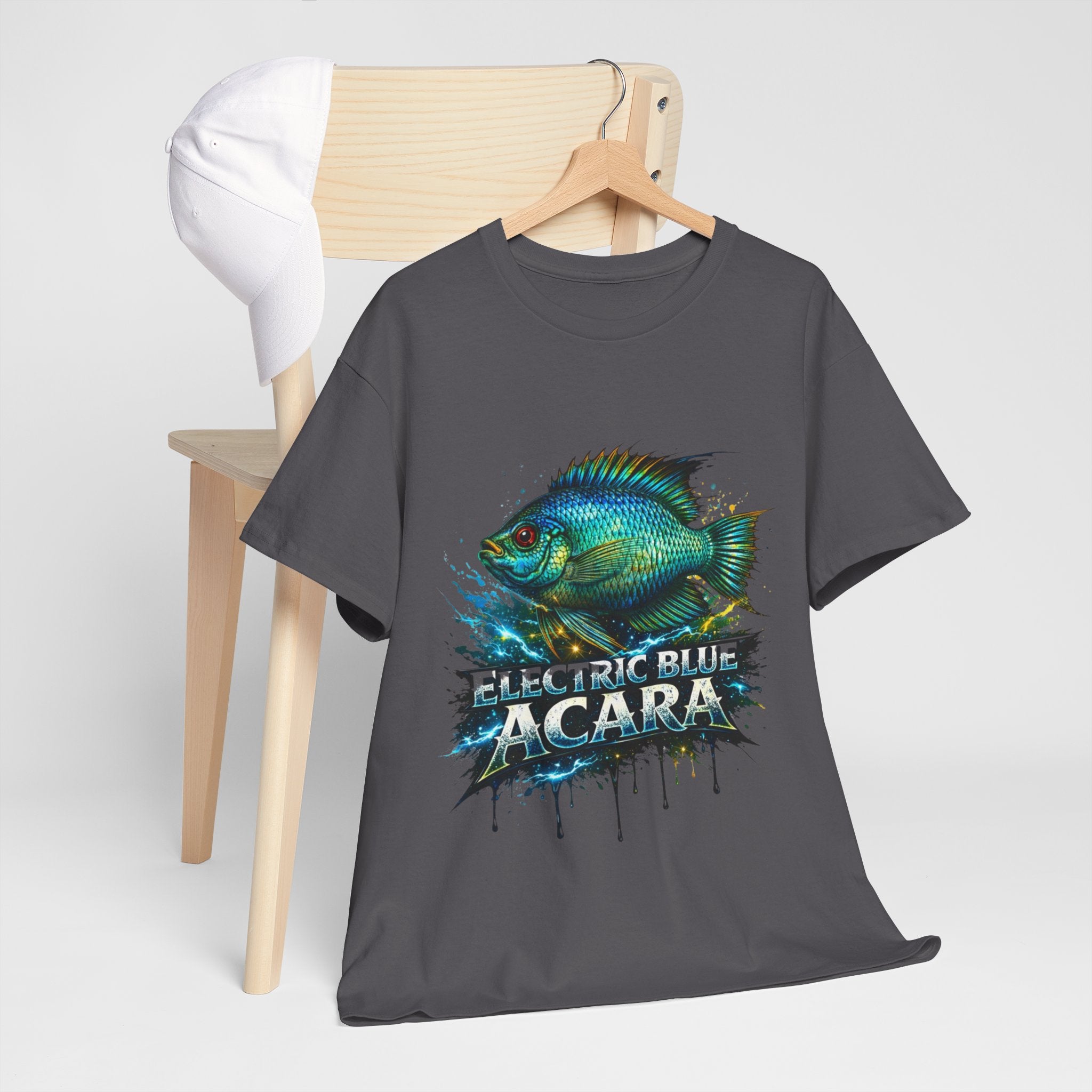 Electric Blue Acara – Premium Graphic Tee