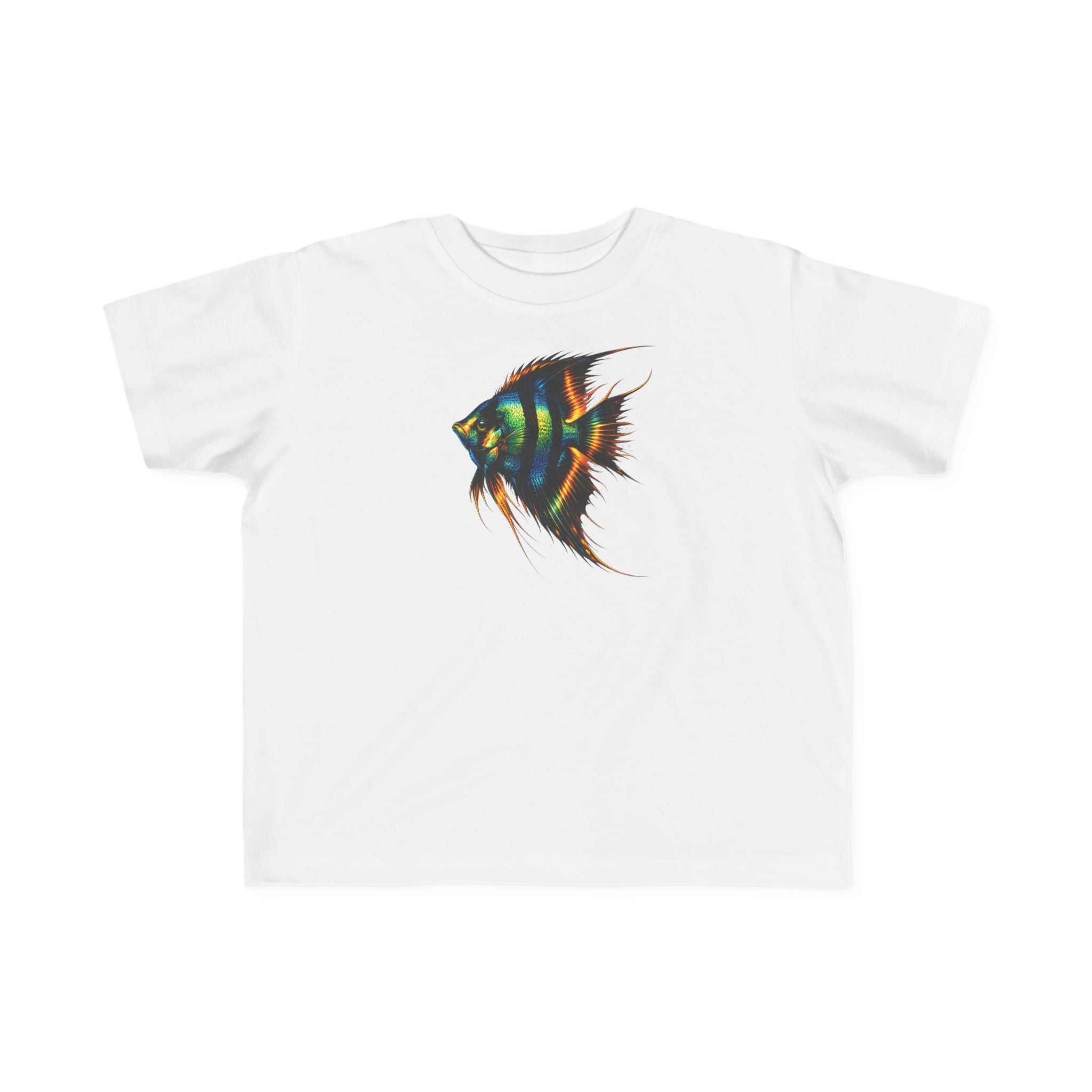 Toddler Fish Tee — Colorful Angelfish Graphic Kids Shirt