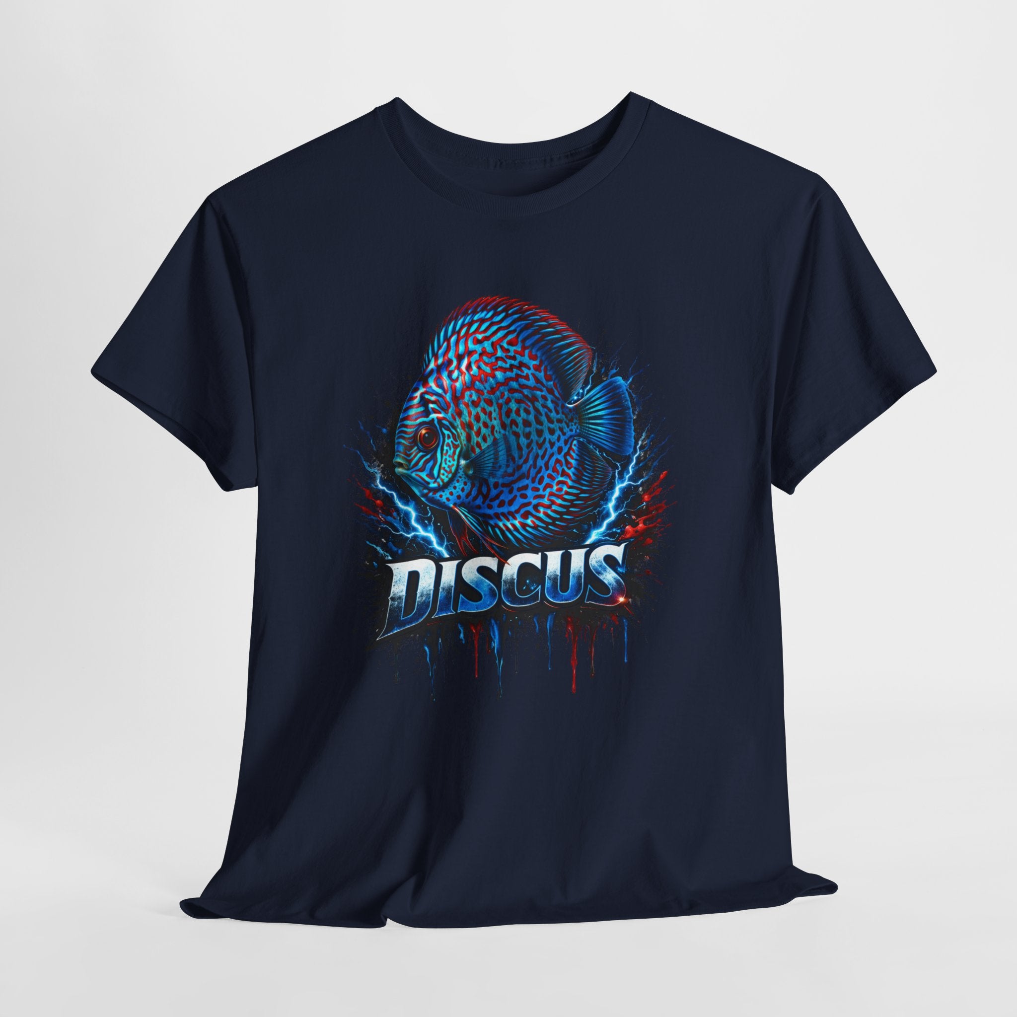 Discus Fish Graphic Tee - Vibrant Aquarium Fish Shirt