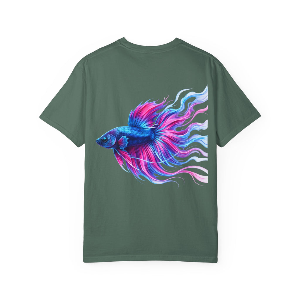 Electric Paint Betta T-Shirt — Neon Betta Splendens Art Tee