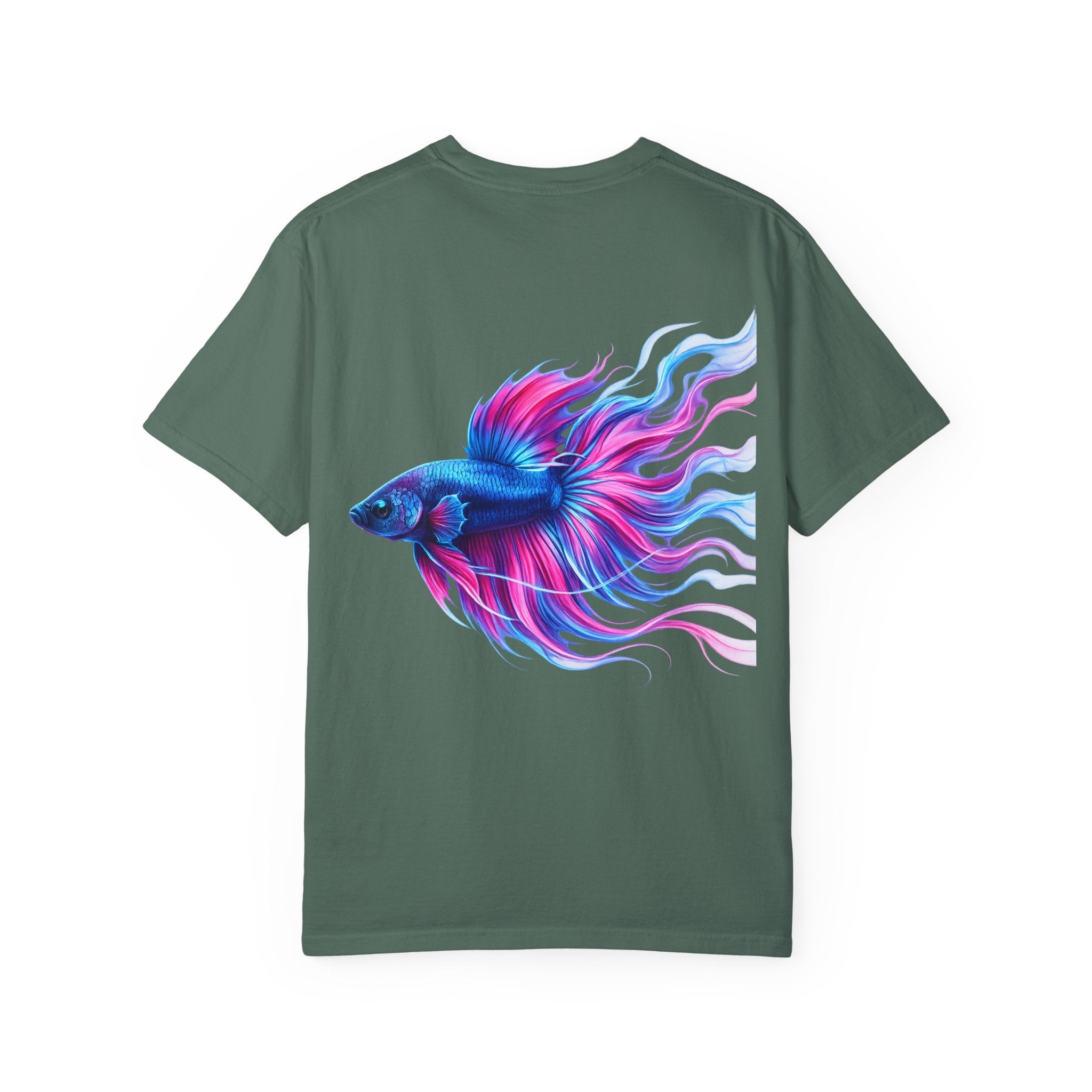 Electric Paint Betta T-Shirt — Neon Betta Splendens Art Tee