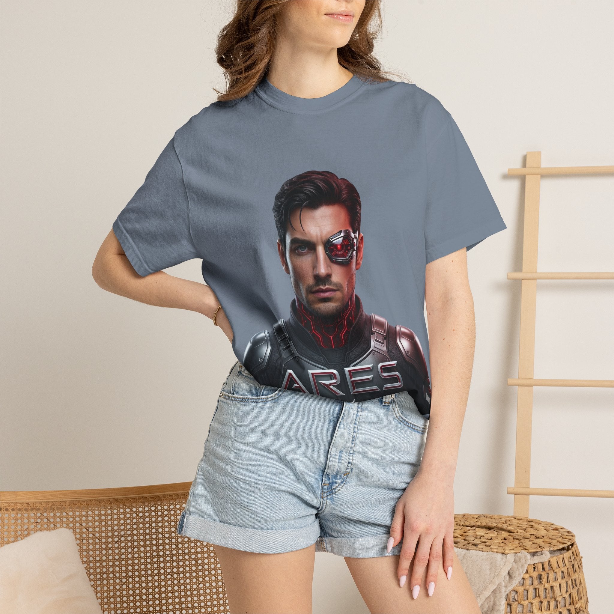 Ares Cyborg Portrait T-Shirt