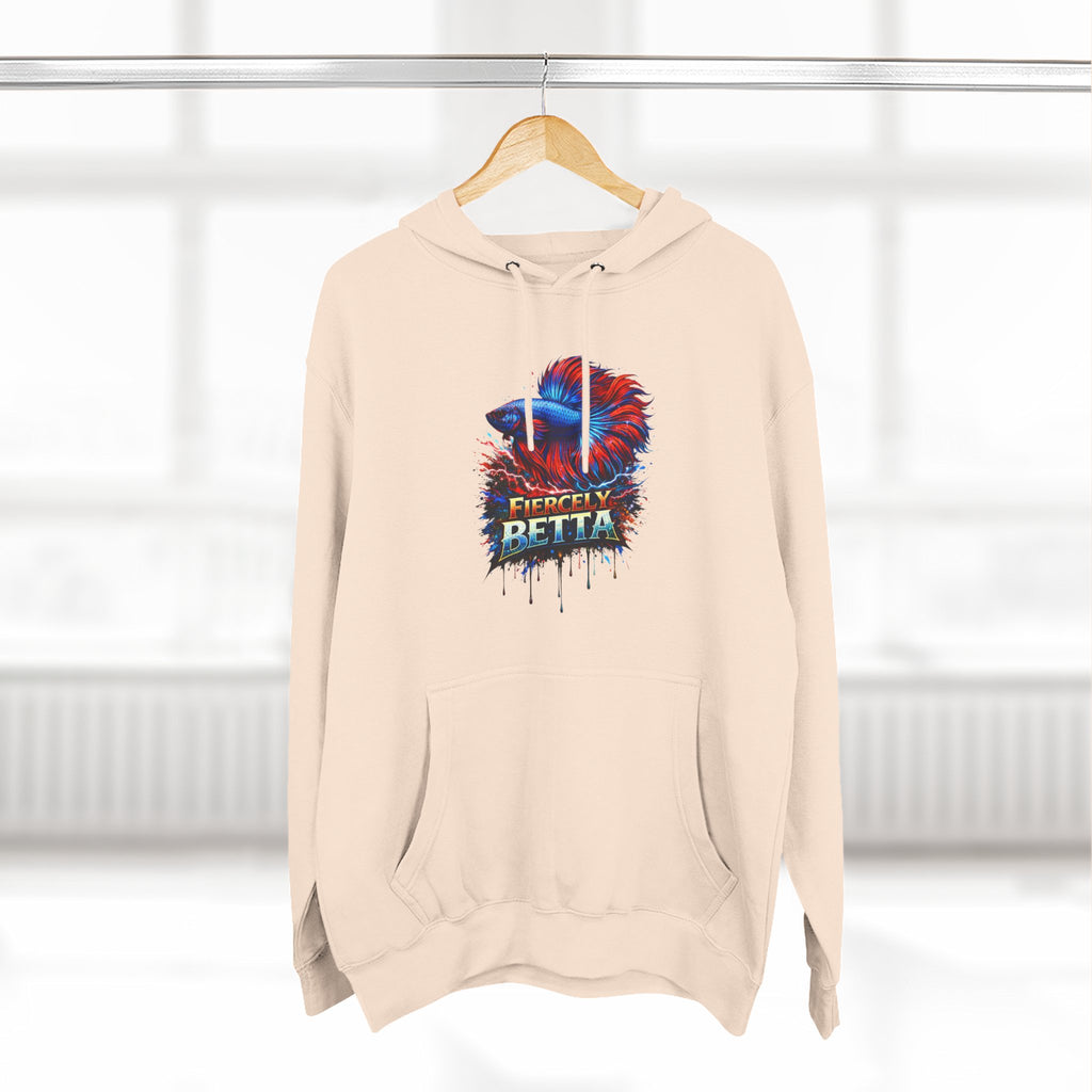 Fiercely Betta – Premium "Neon Flare" 3-End Fleece Hoodie