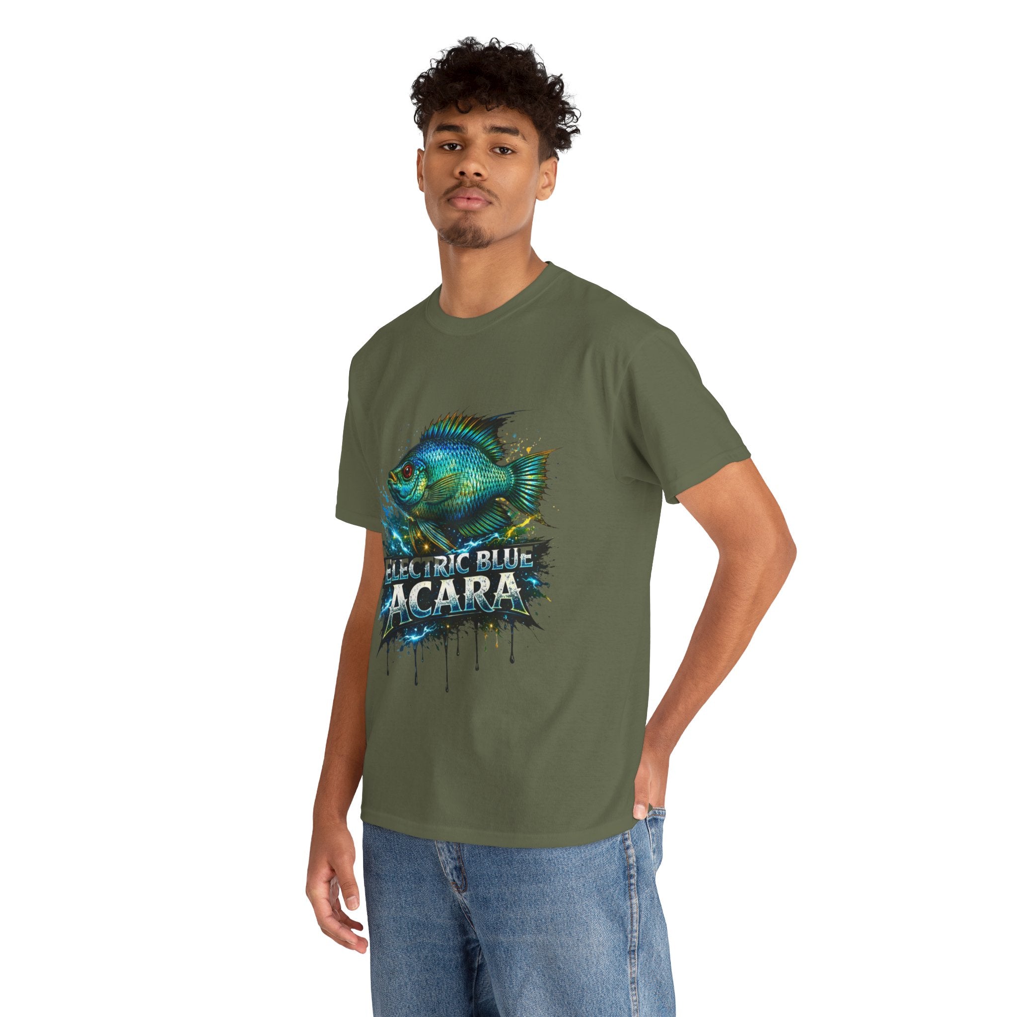 Electric Blue Acara – Premium Graphic Tee