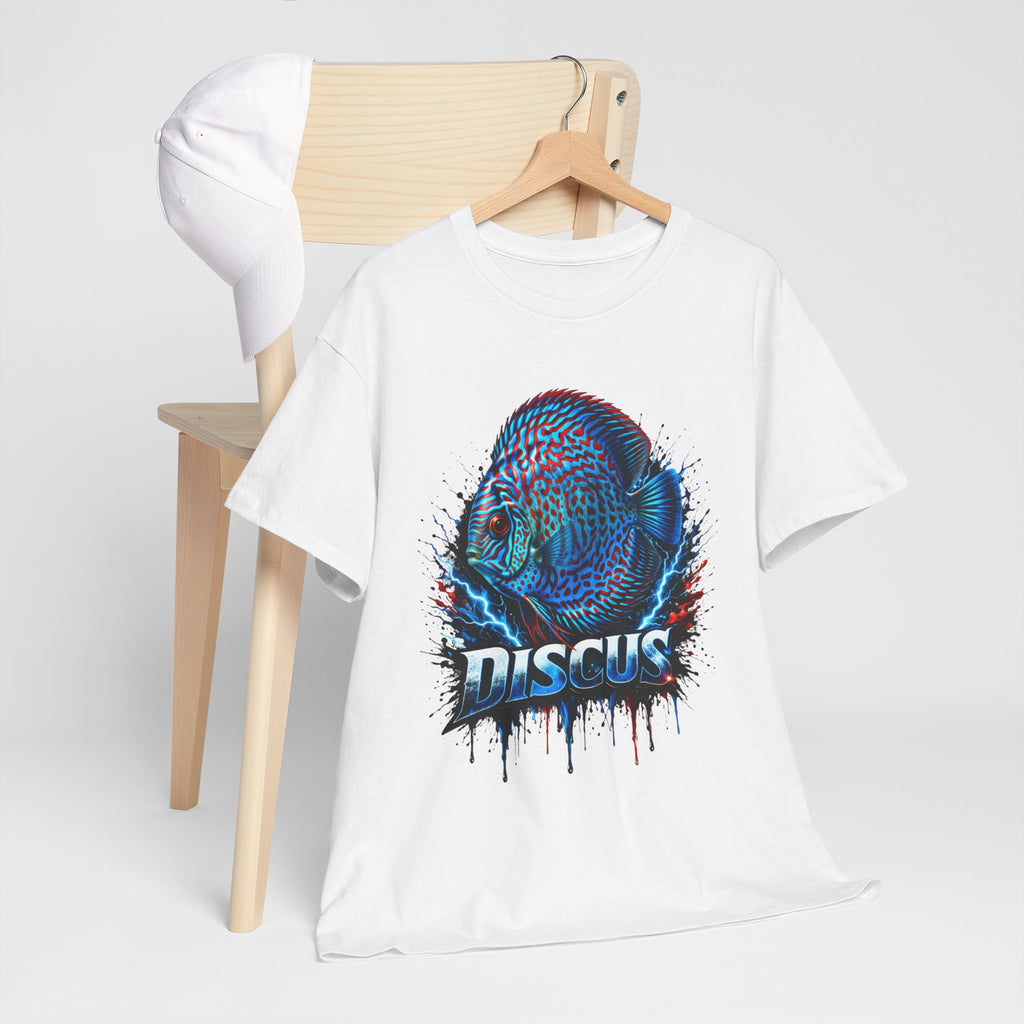 Discus Fish Graphic Tee - Vibrant Aquarium Fish Shirt