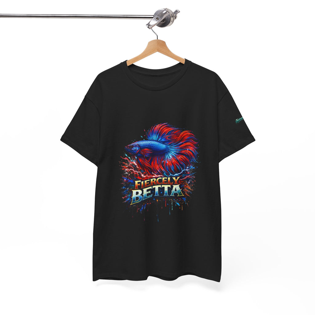 Betta Fish T-Shirt — Fiercely Betta Colorful Aquarium Fish Tee