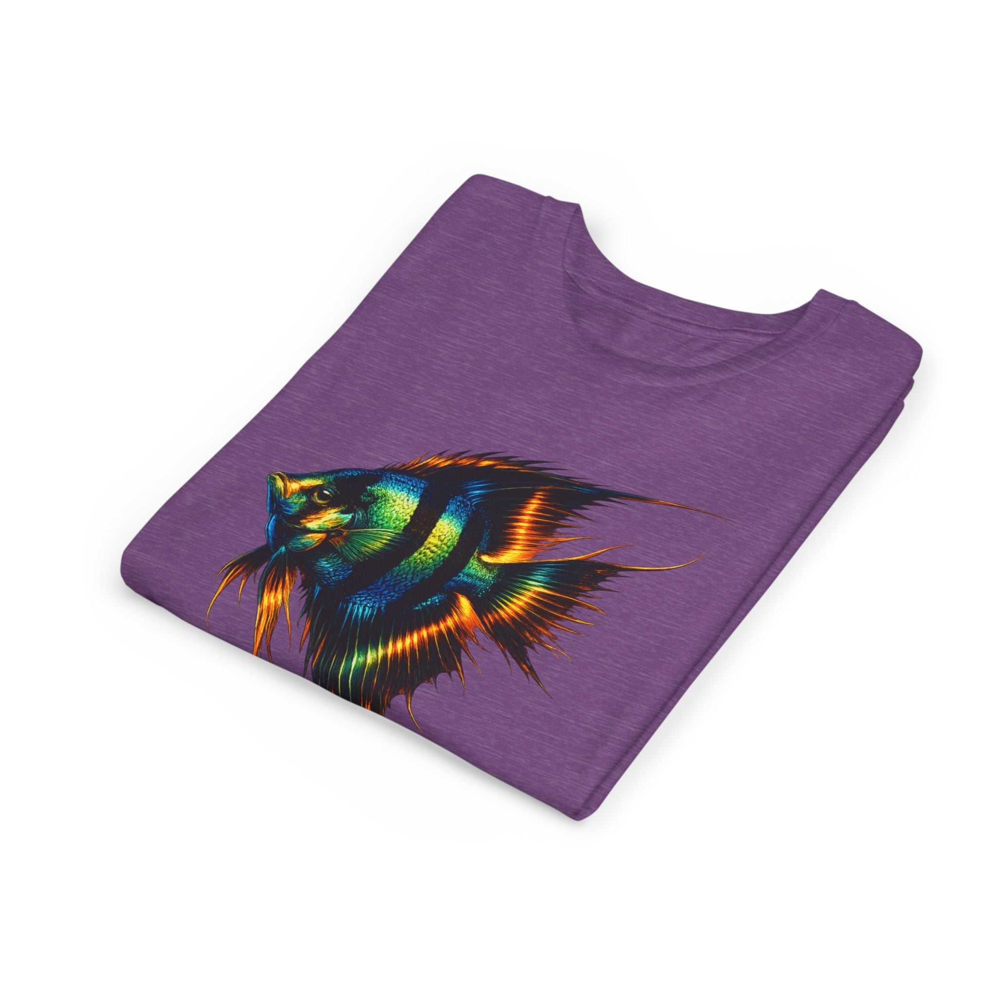 Angelfish Youth Tee – Colorful Aquarium Fish Graphic Shirt for Kids
