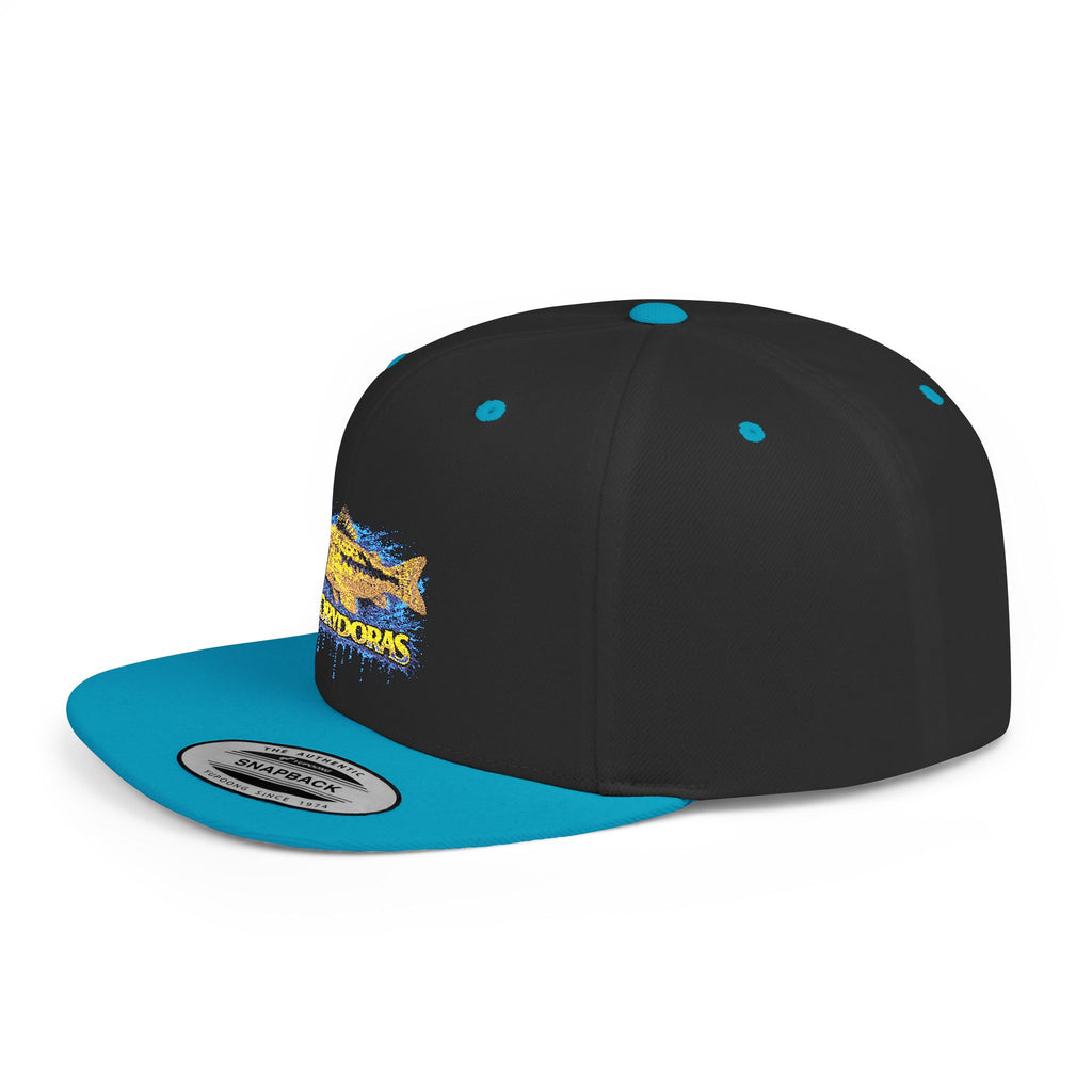 Corydoras Catfish Splash Flat Bill Snapback Hat