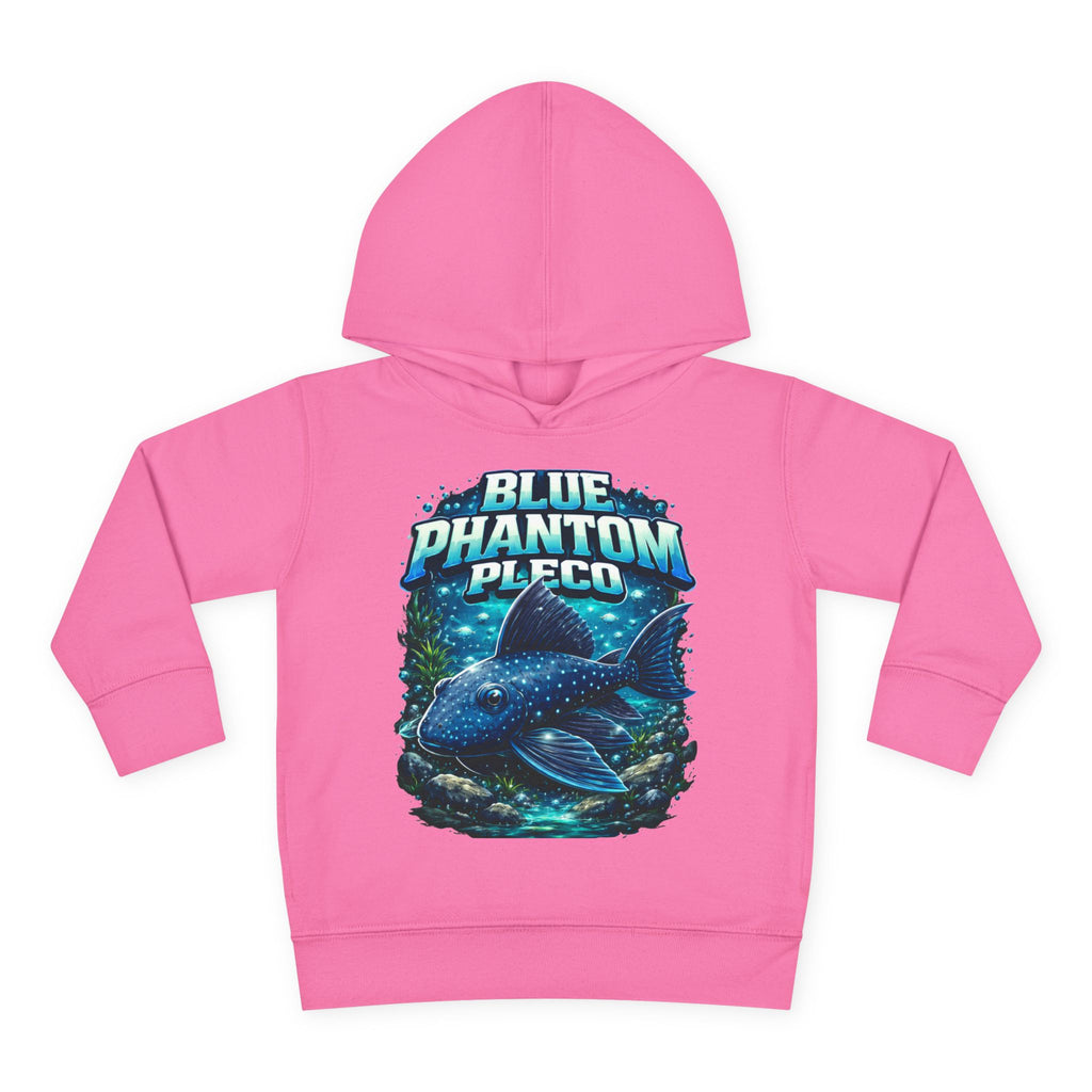 Toddler Hoodie — 'Blue Phantom Pleco' Cute Aquarium Fish Pullover