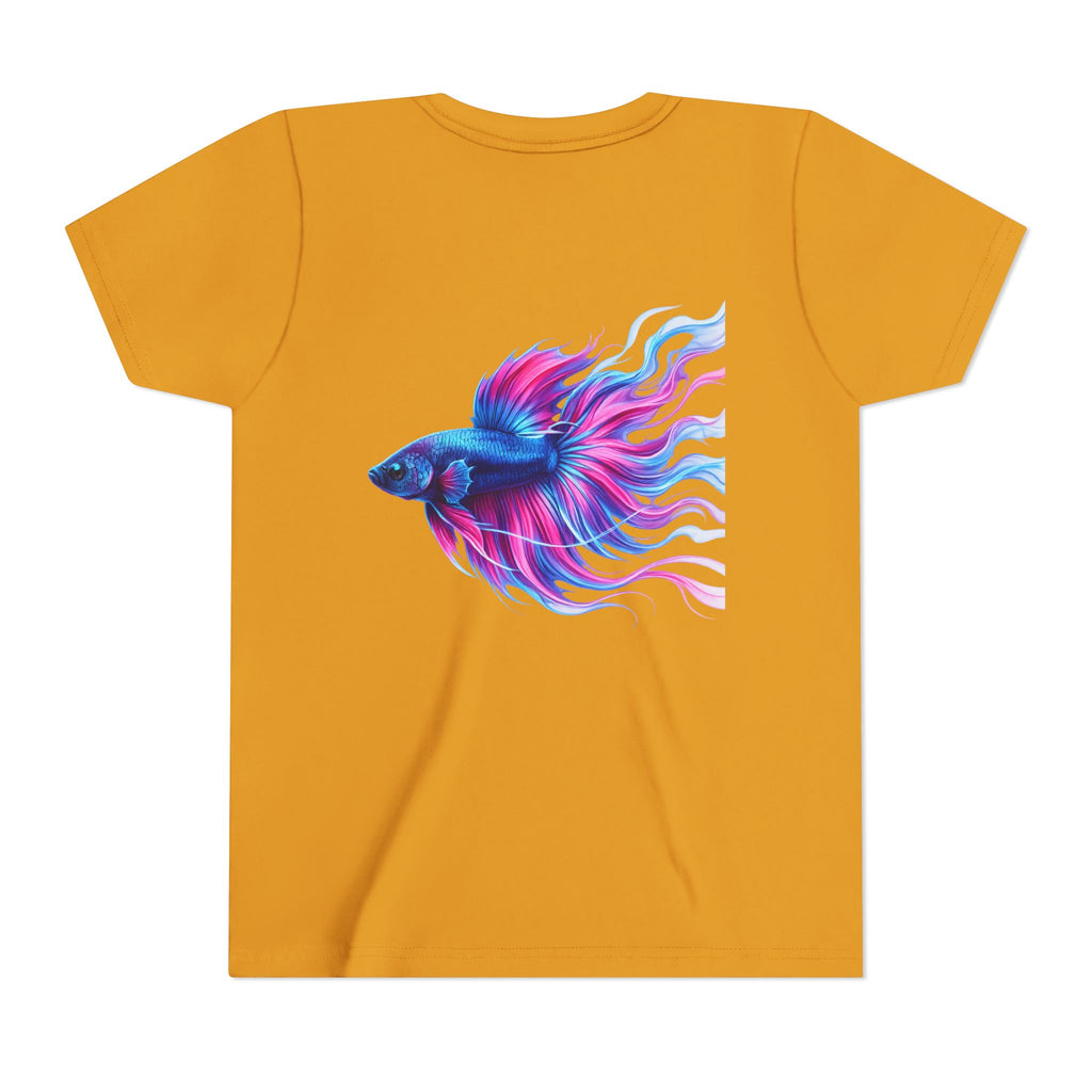 Youth Tee - Colorful Betta Fish Graphic Shirt