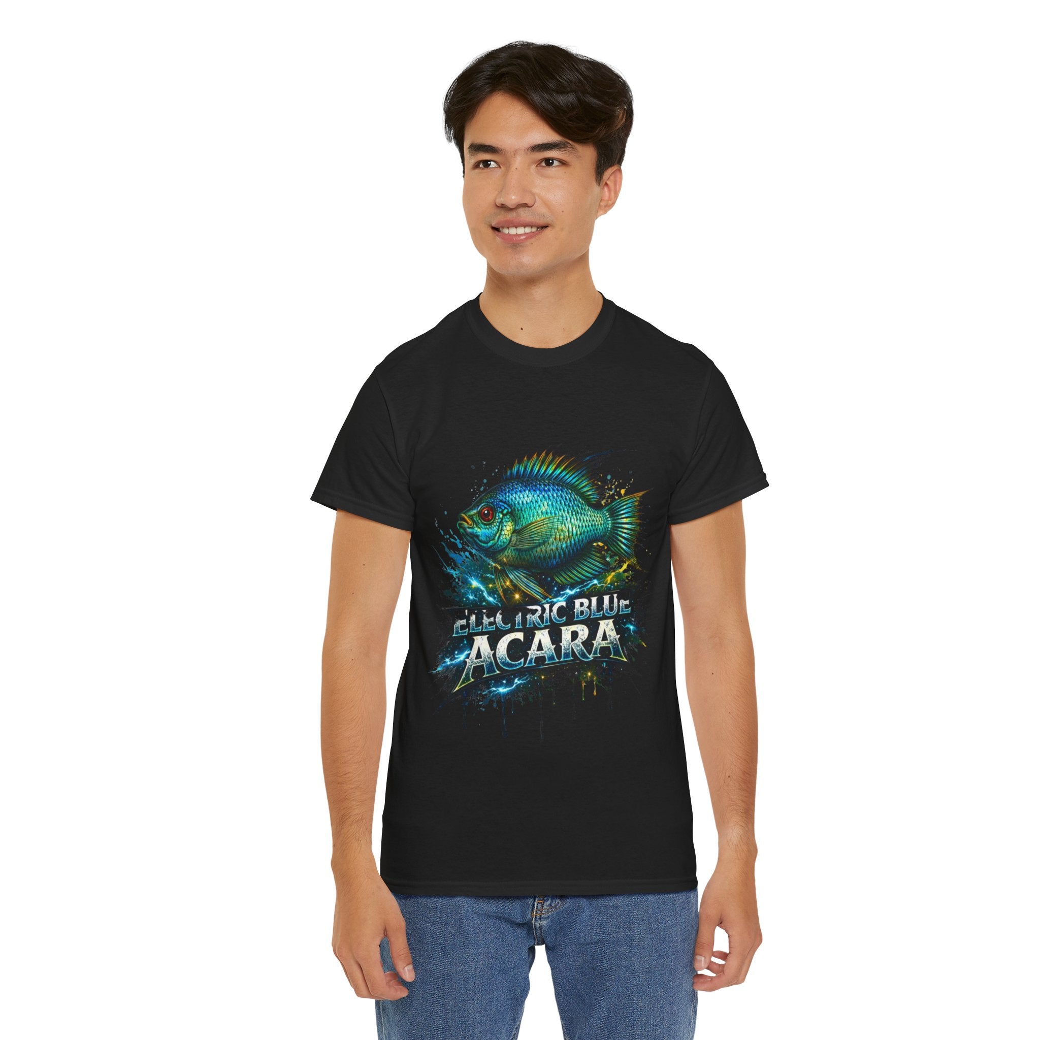 Electric Blue Acara – Premium Graphic Tee