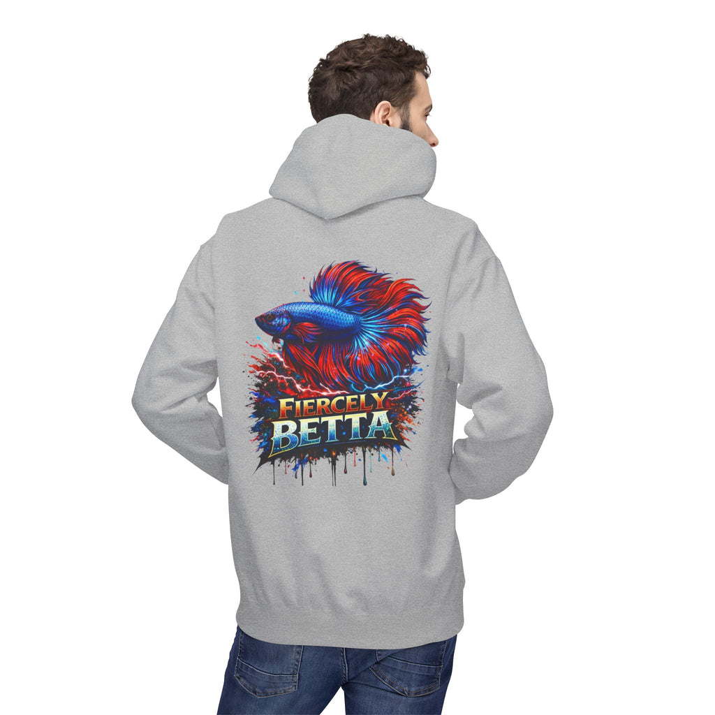Fiercely Betta Hoodie – Colorful Betta Fish Graphic Pullover