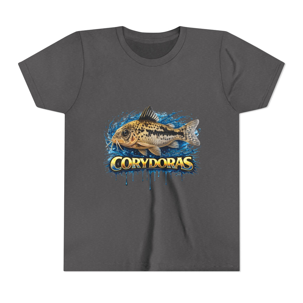 Corydoras Fish Youth Tee – Cute Aquarium Catfish Graphic Shirt