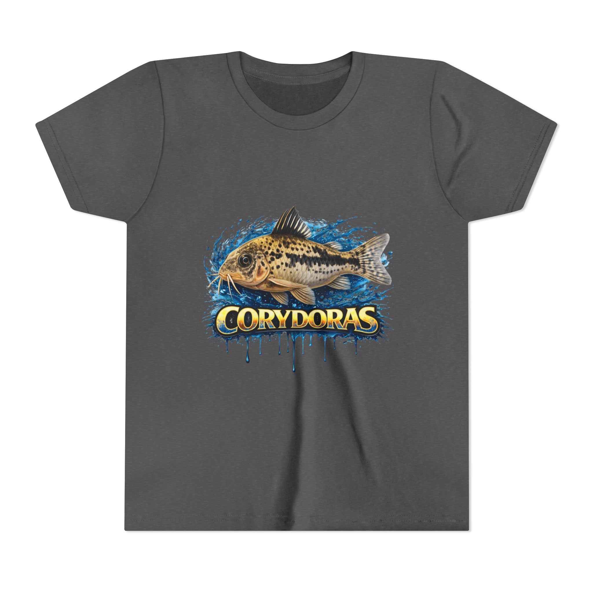 Corydoras Fish Youth Tee – Cute Aquarium Catfish Graphic Shirt