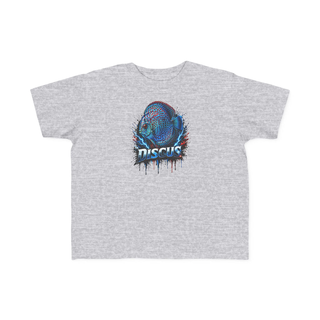 Discus Fish Toddler Tee — Colorful Aquarium Graphic Shirt