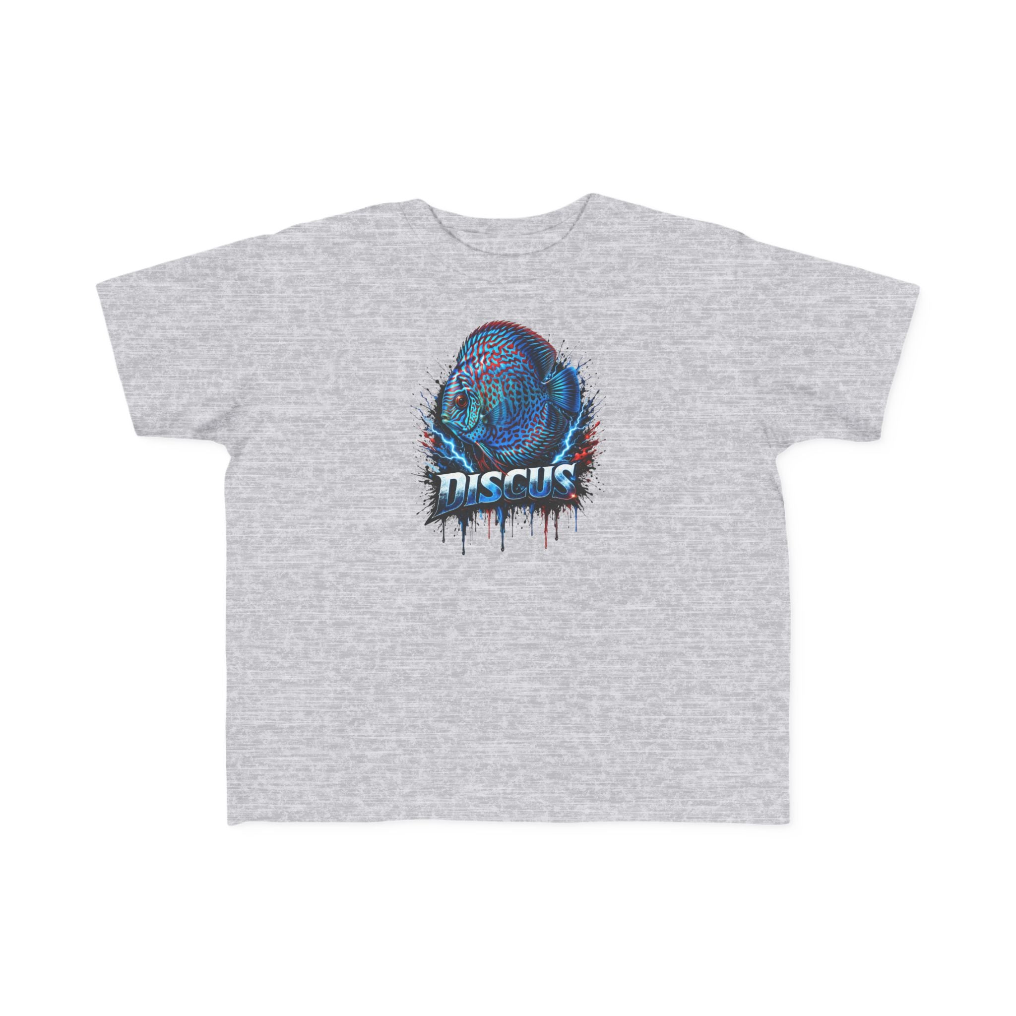 Discus Fish Toddler Tee — Colorful Aquarium Graphic Shirt
