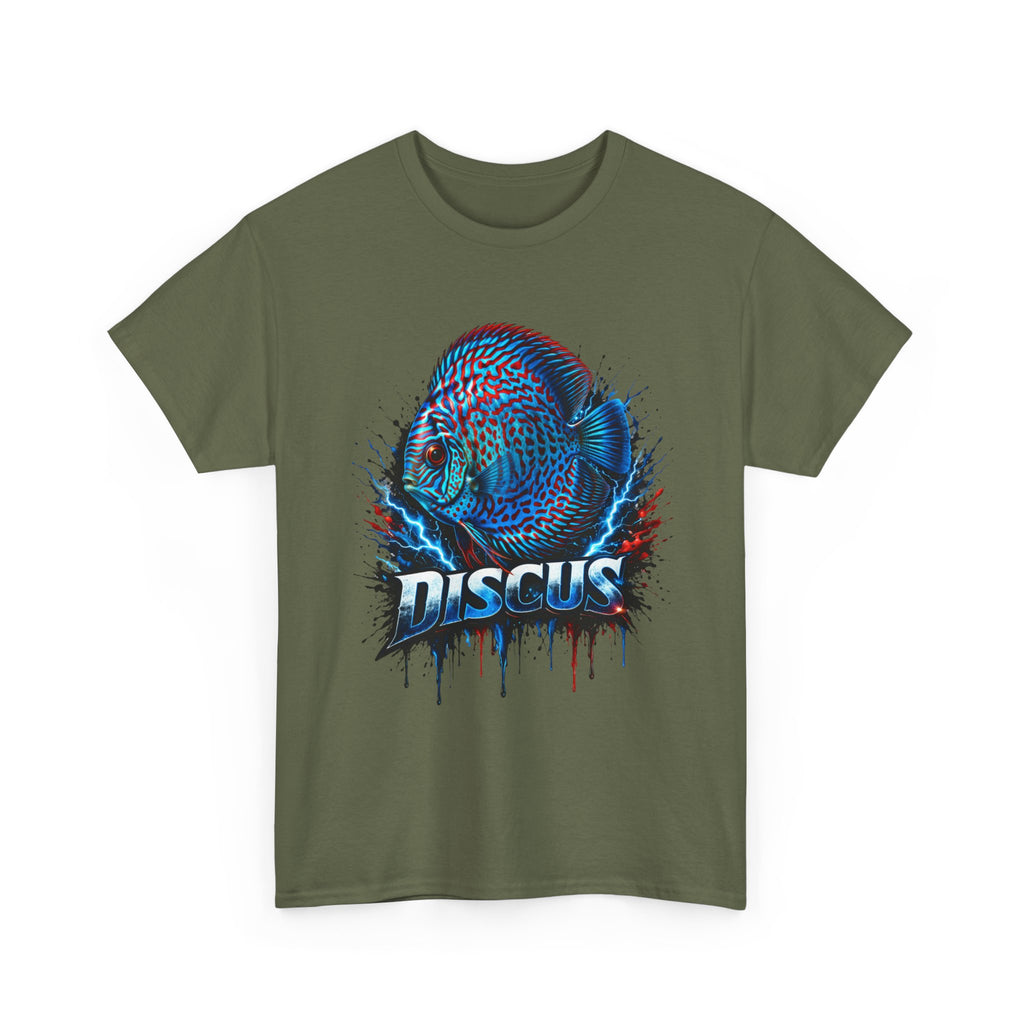 Discus Fish Graphic Tee - Vibrant Aquarium Fish Shirt