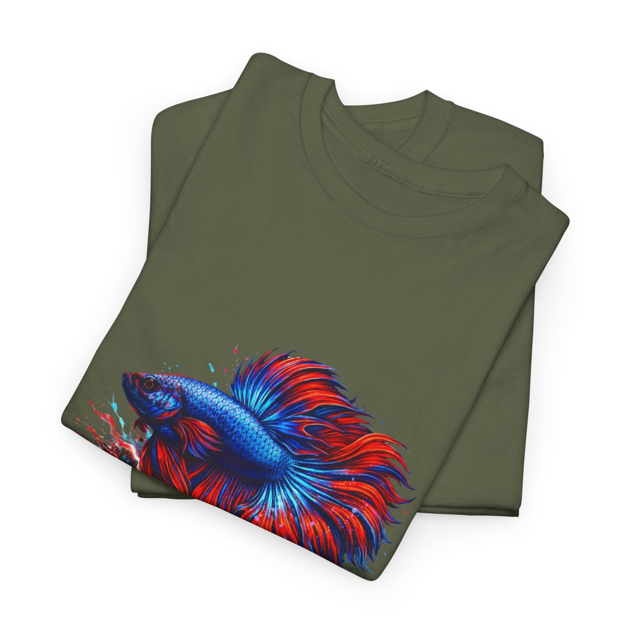 Betta Fish T-Shirt — Fiercely Betta Colorful Aquarium Fish Tee