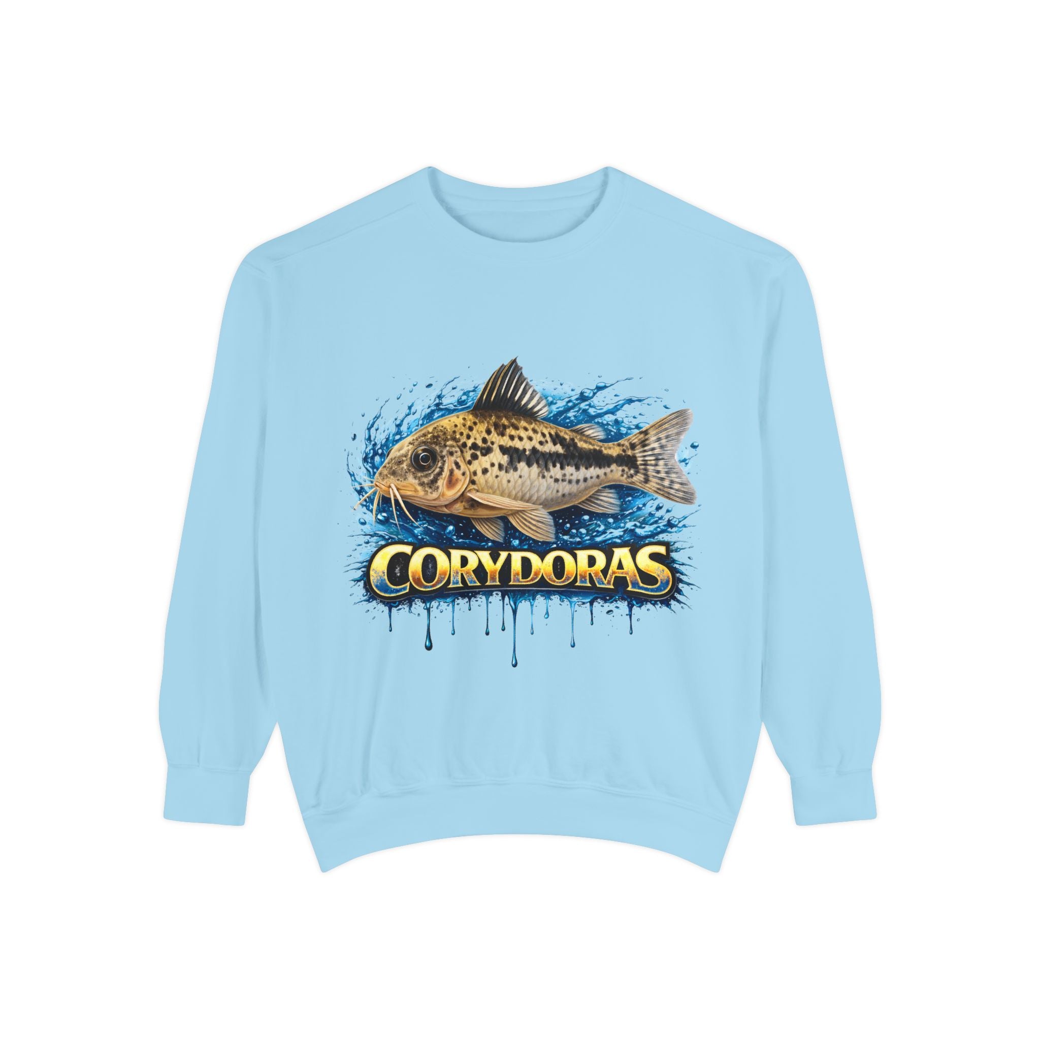 Corydoras Fish Sweatshirt — Aquatic Aquarium Catfish Graphic Crewneck