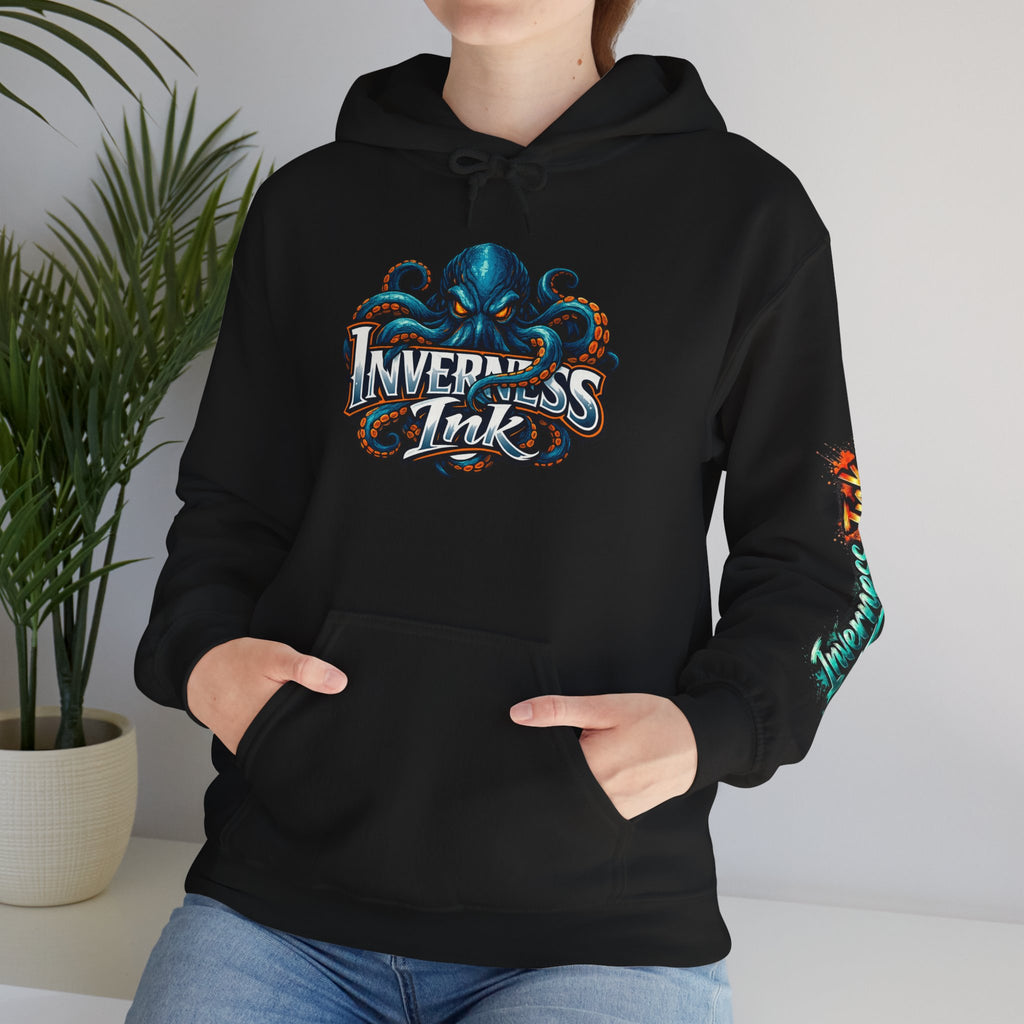 Electric Paint Betta — Artisan Series Hoodie — Inverness Ink Graphic Pullover