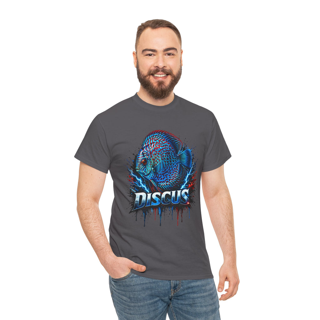 Discus Fish Graphic Tee - Vibrant Aquarium Fish Shirt