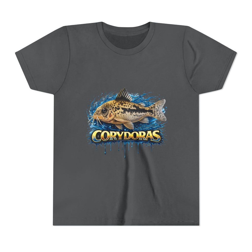 Corydoras Fish Youth Tee – Cute Aquarium Catfish Graphic Shirt