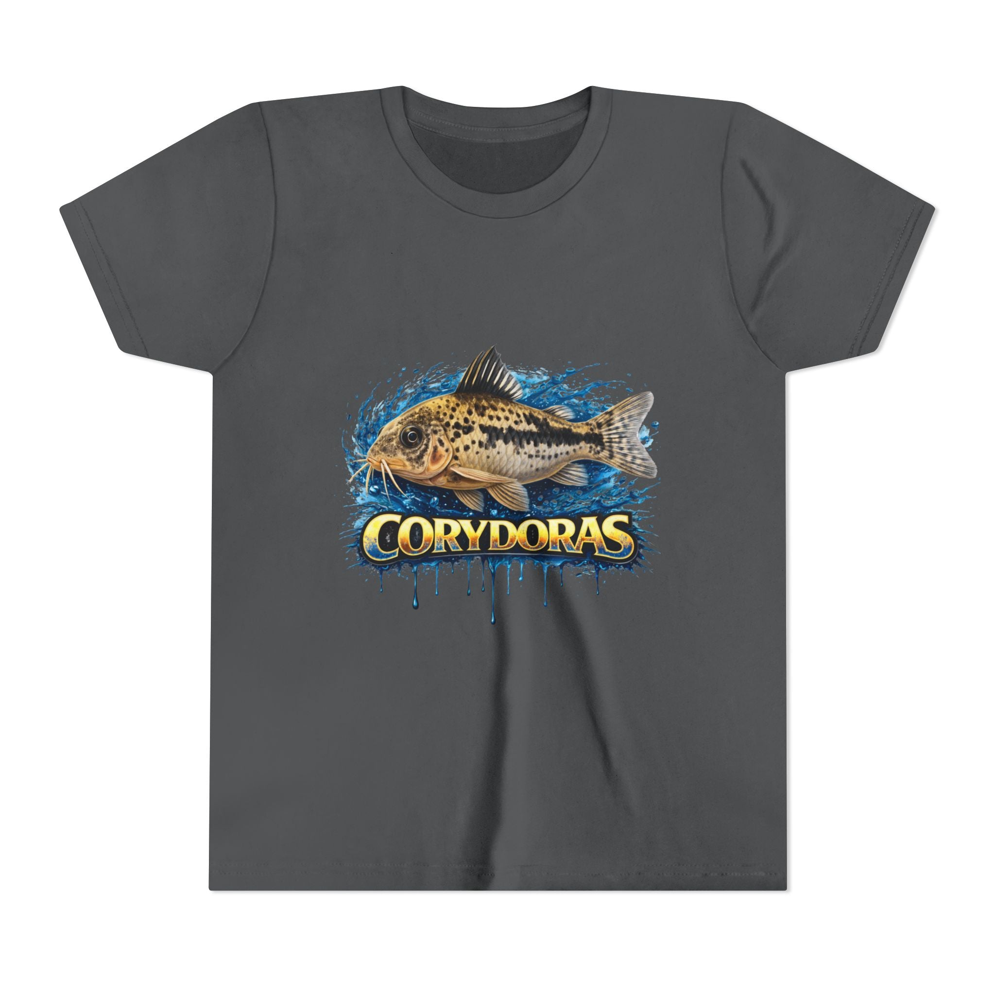Corydoras Fish Youth Tee – Cute Aquarium Catfish Graphic Shirt